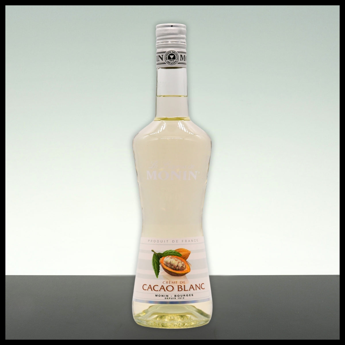 Monin Liqueur Creme de Cacao Blanc (Weißer Kakao) 0,7L - 20% Vol. - Trinklusiv