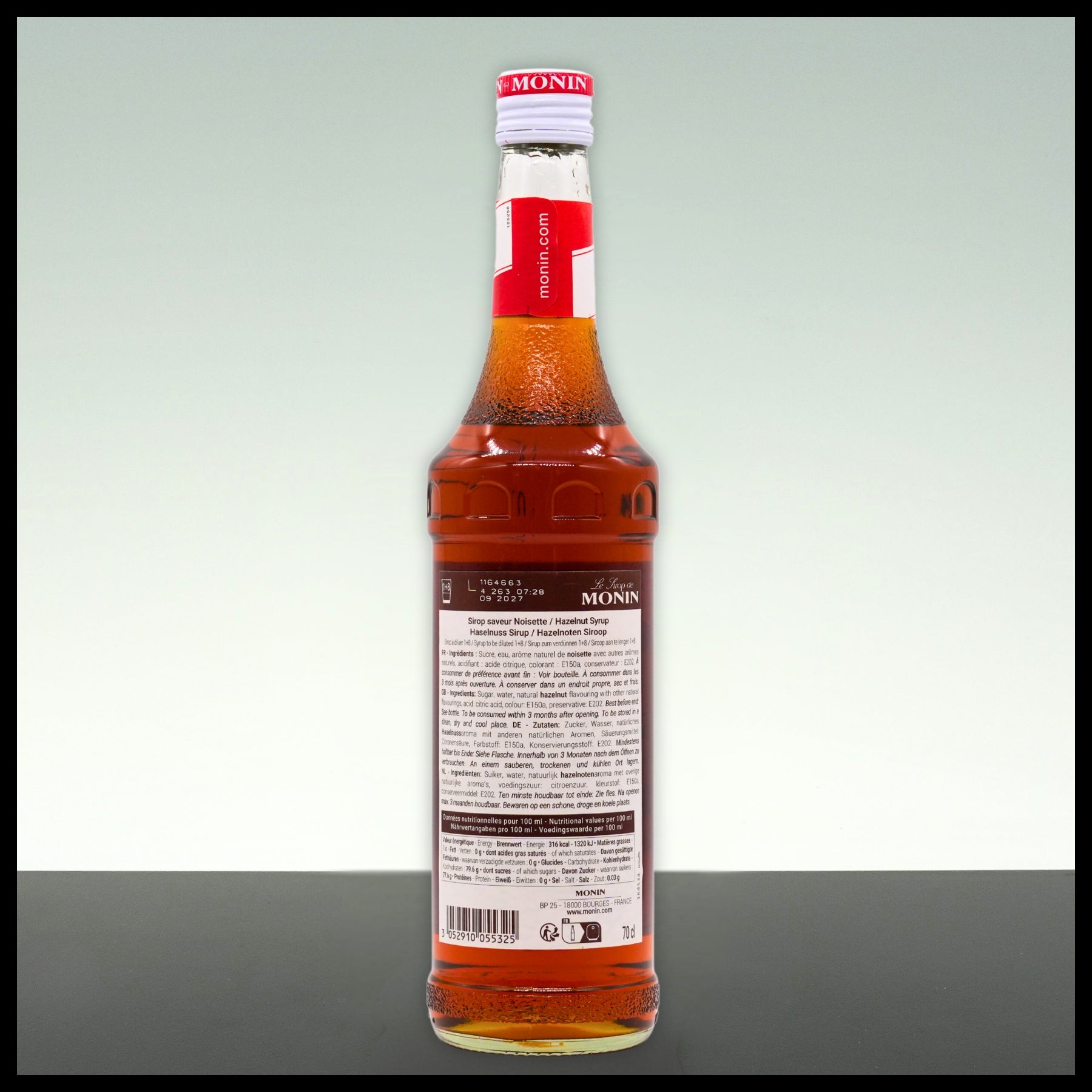 Monin Sirup Haselnuss 0,7L - Trinklusiv