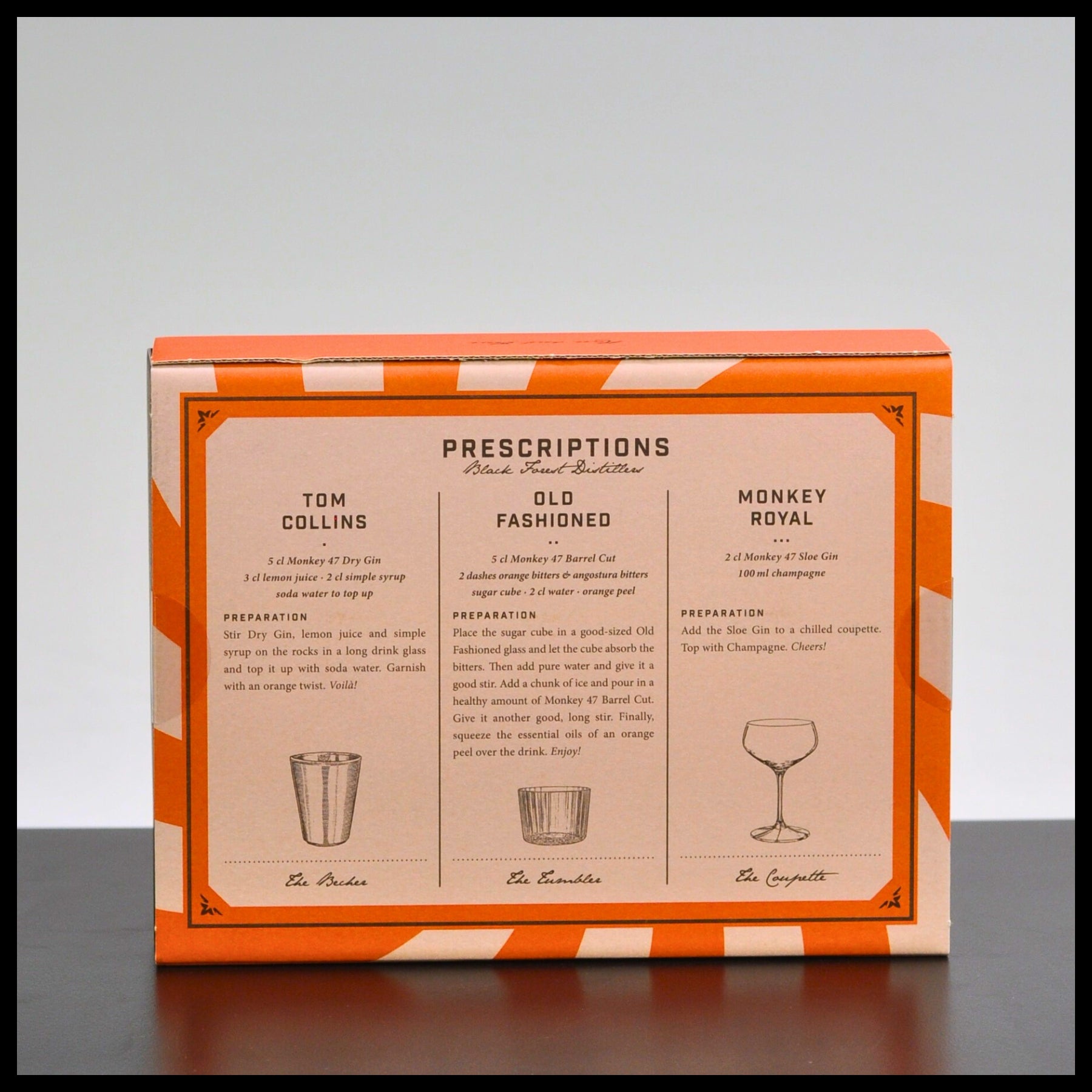 Monkey 47 Gin-Box "The Monkey Kiosk" 3x 0,05L - 41% Vol. - Trinklusiv