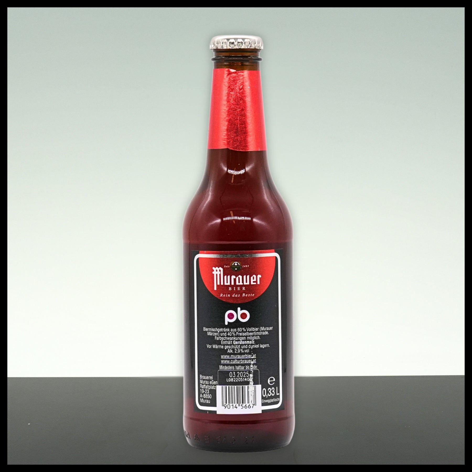 Murauer Preisel & Bier 0,33L - 2,9% Vol. - Trinklusiv