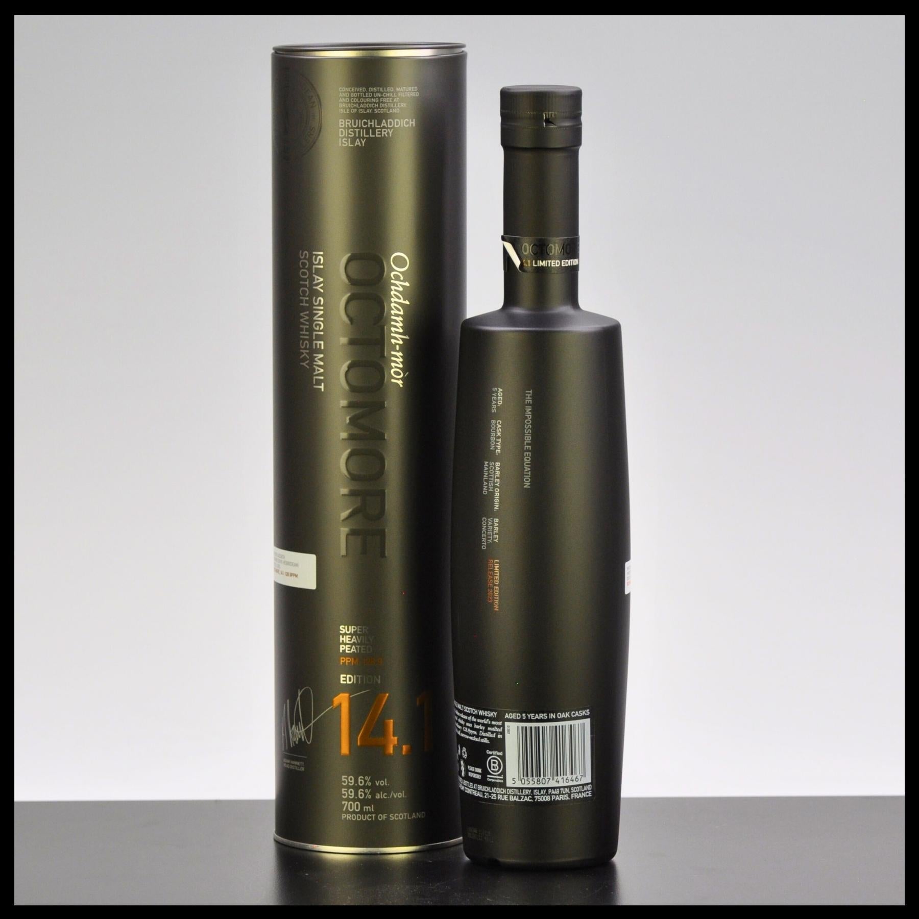 Octomore 14.1 Islay Single Malt Whisky 0,7L - 59,6% Vol. - Trinklusiv