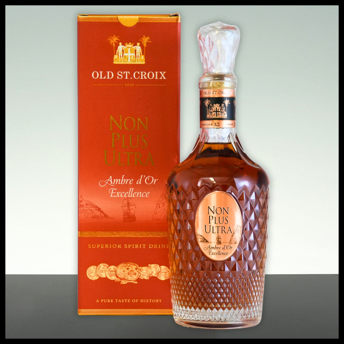 A.H. Riise Non Plus Ultra Ambre d'Or Excellence 0,7L - 42% Vol. - Trinklusiv