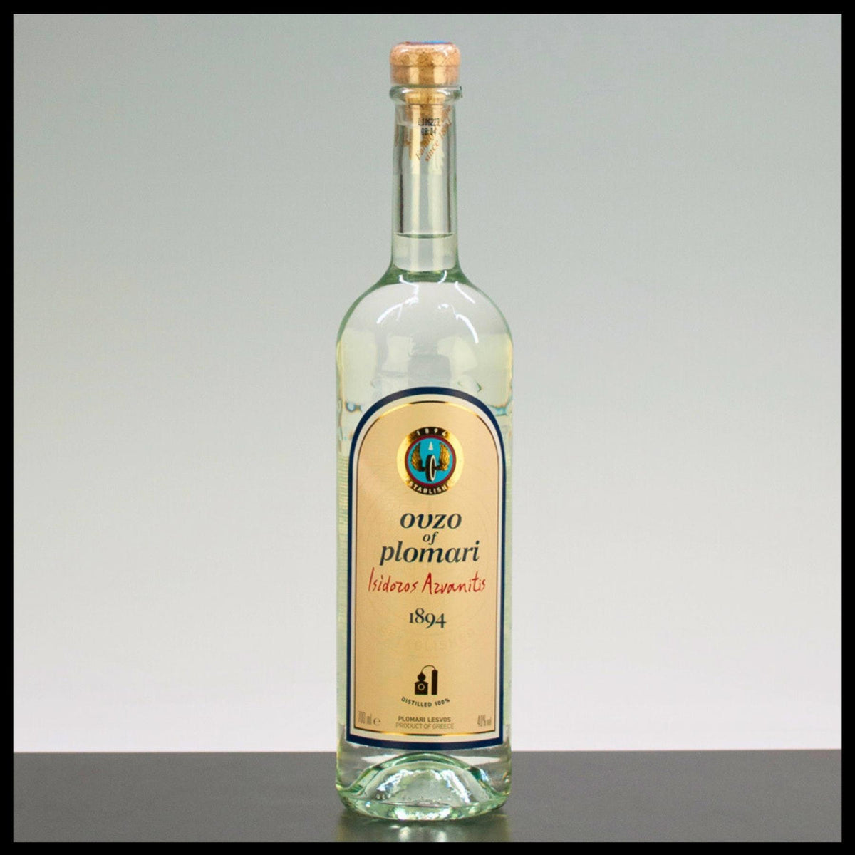 Ouzo Plomari 0,7L - 40% Vol. - Trinklusiv