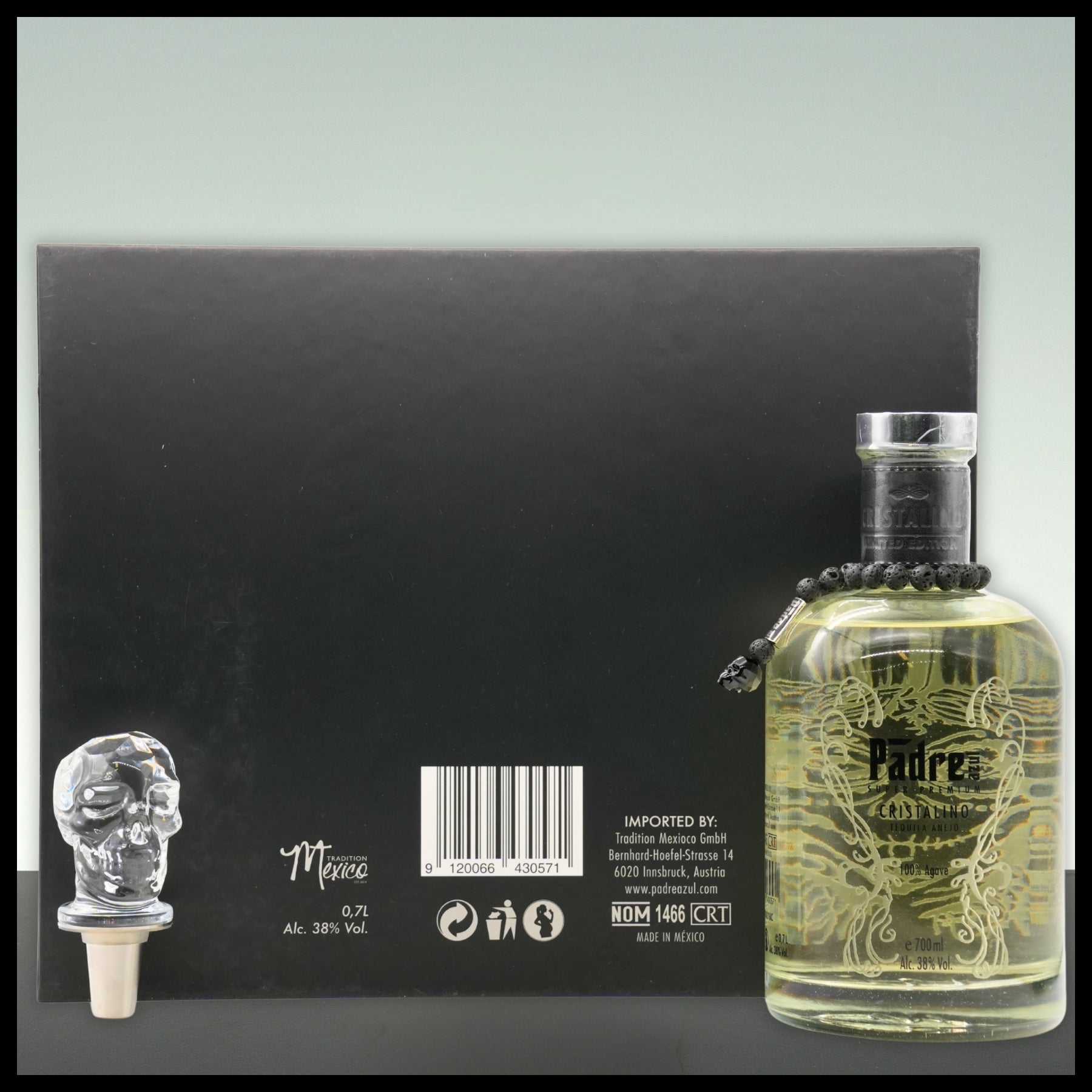 Padre Azul Cristalino Anejo Tequila 0,7L - 38% Vol. - Trinklusiv