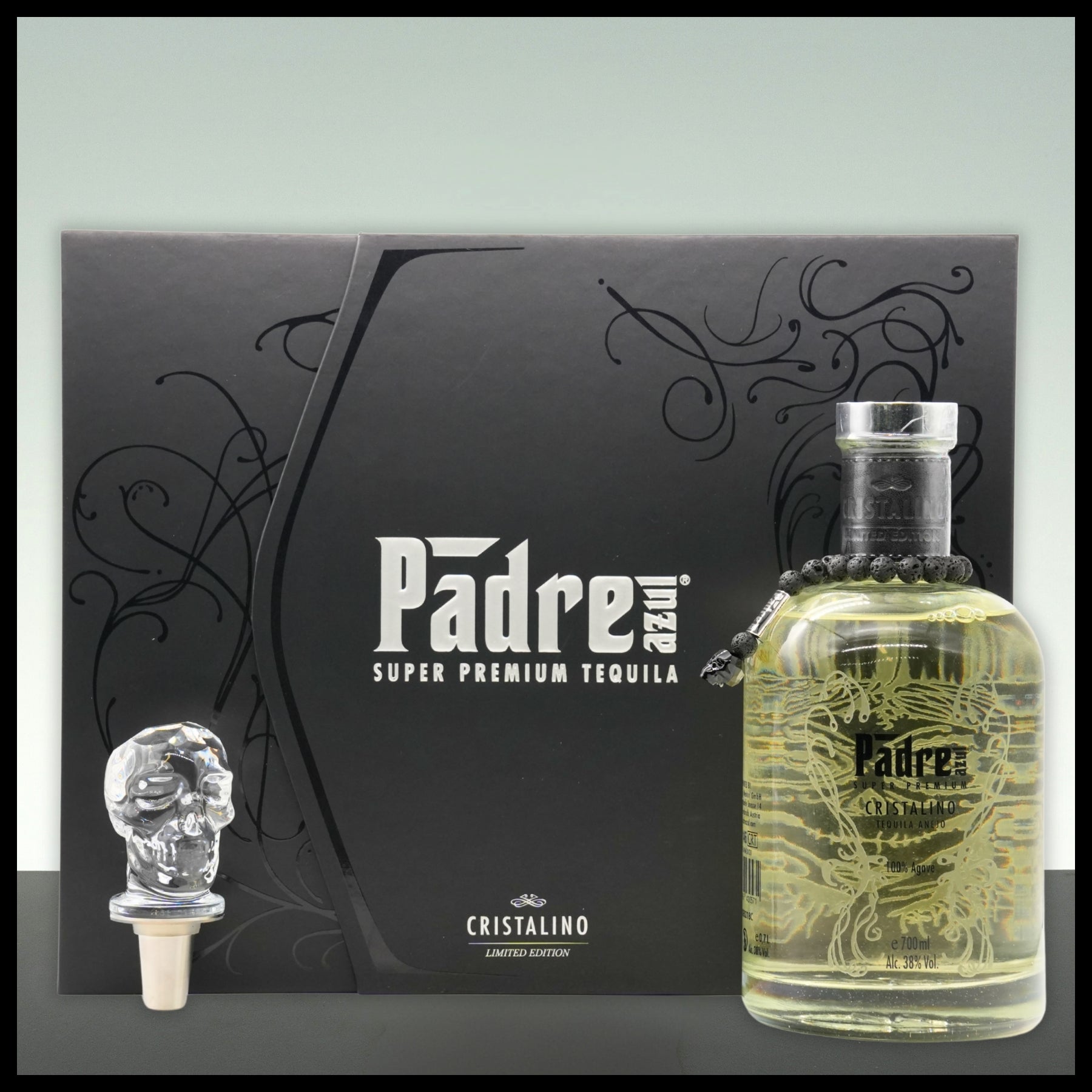 【新品未開封】Padre Azul Tequila Anejo 700ml Padre Azul Cristalino Anejo Tequila 0,7L - 38% Vol.