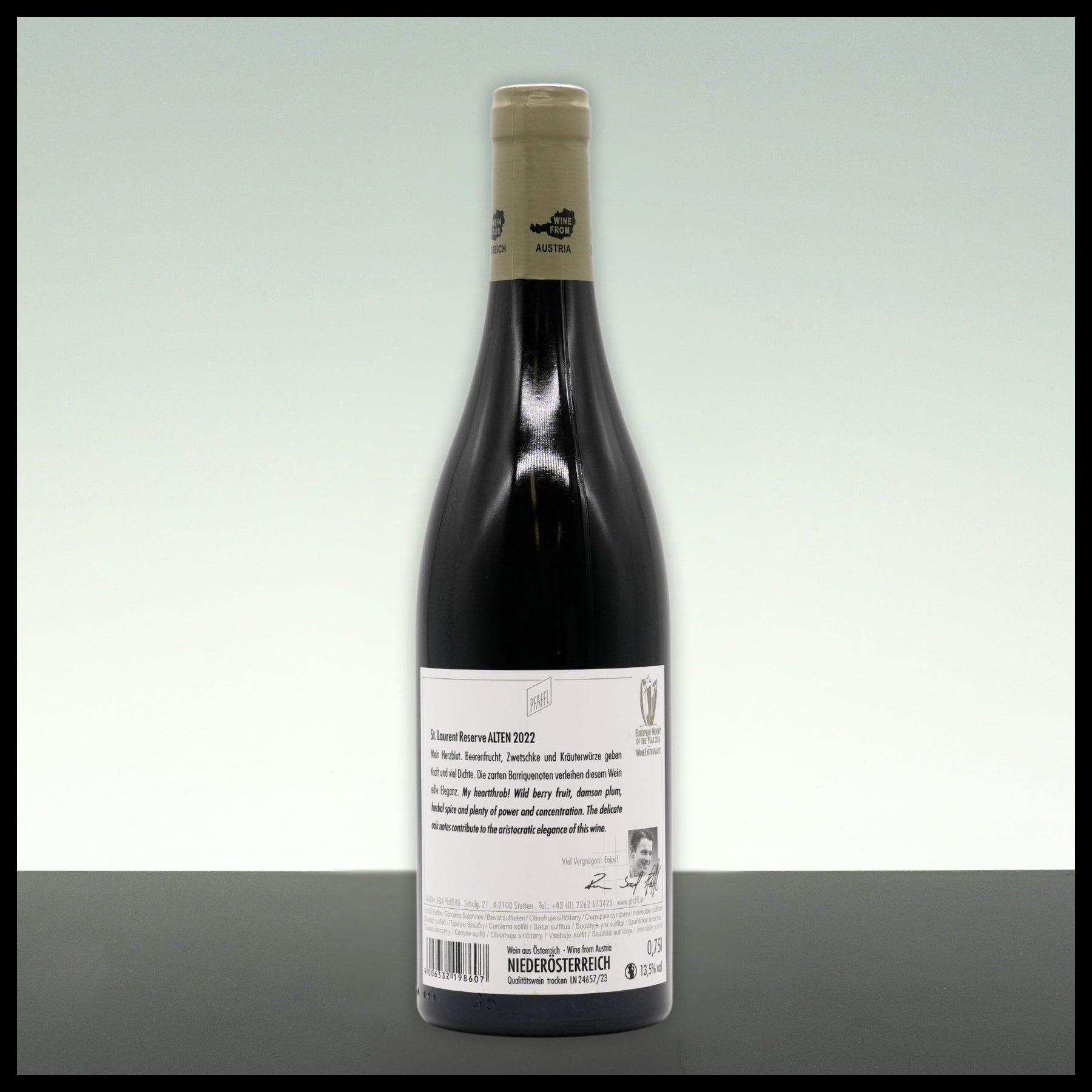 Pfaffl St. Laurent Altenberg Reserve 0,75L - 13,5% Vol. - Trinklusiv