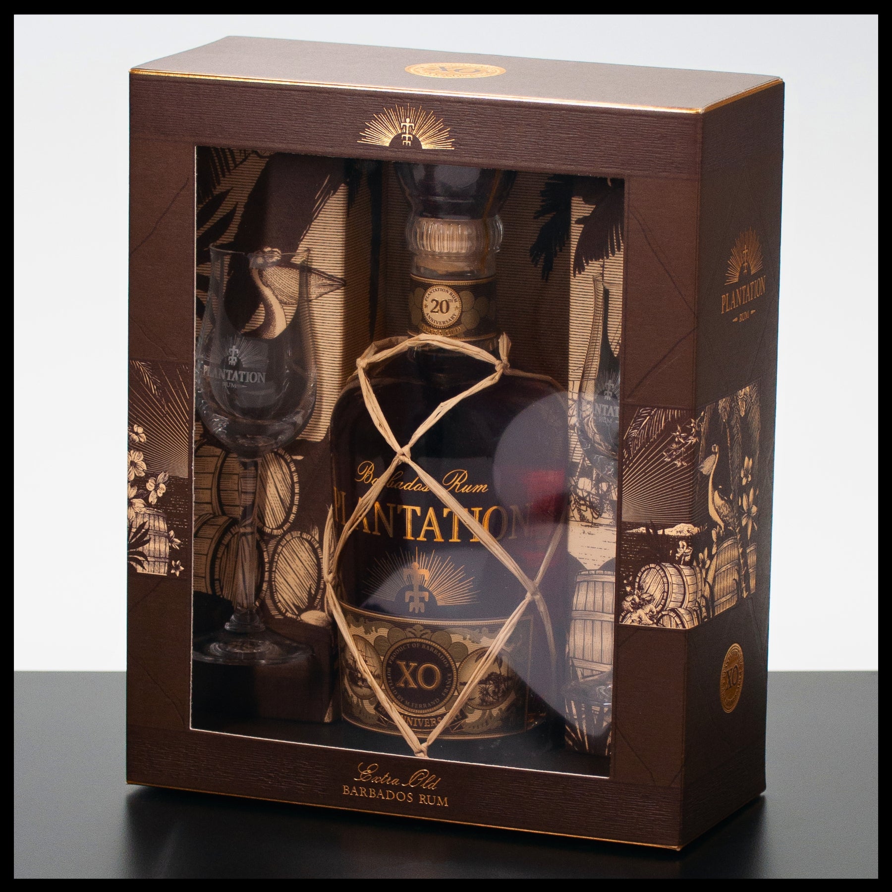 Plantation Barbados XO Geschenkbox Gläsern mit der Trinklusiv | in Rum