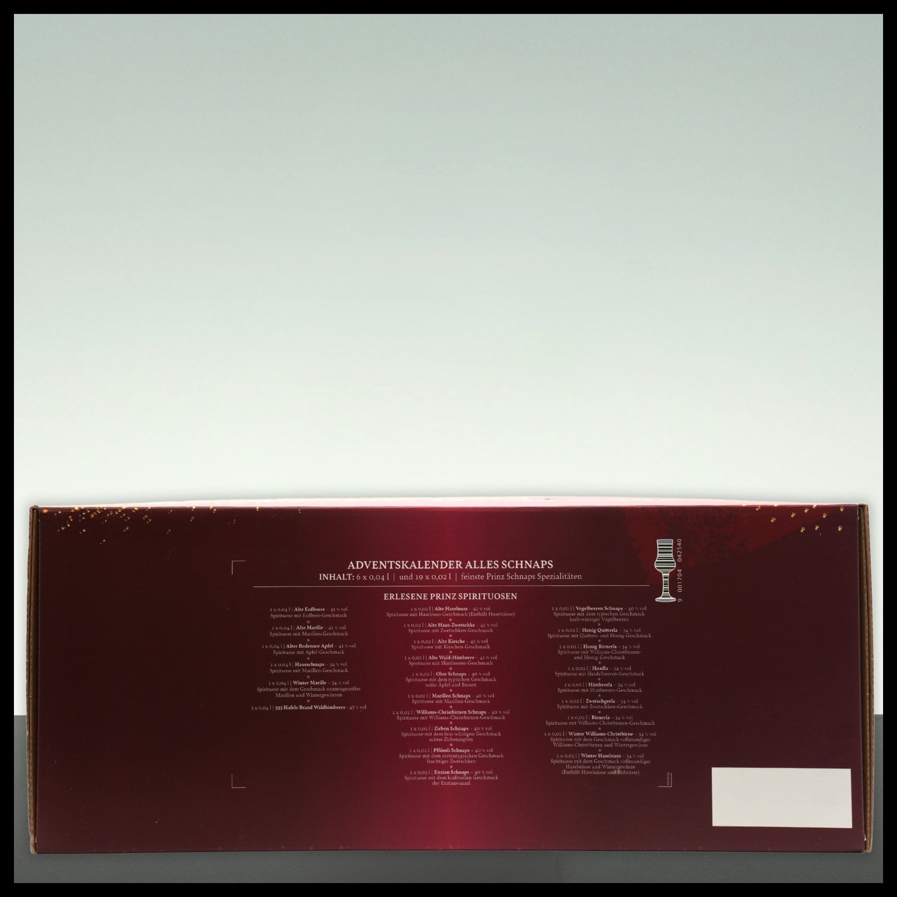 Prinz Adventskalender SCHNAPS 2025