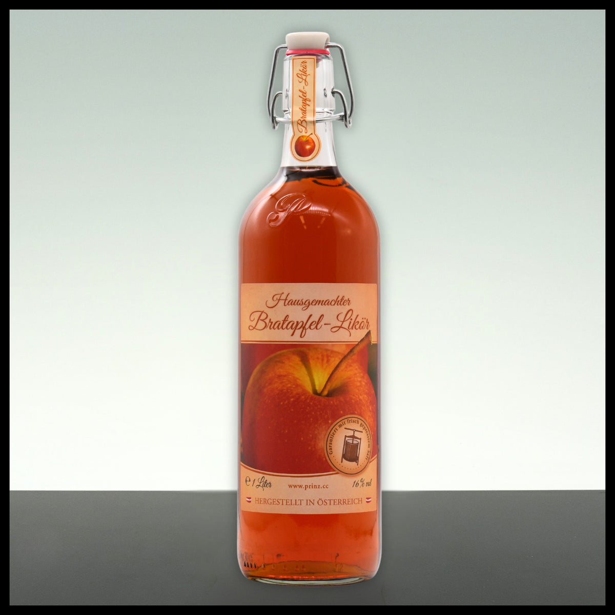 Prinz Bratapfel Likör 1L - 16% Vol. - Trinklusiv