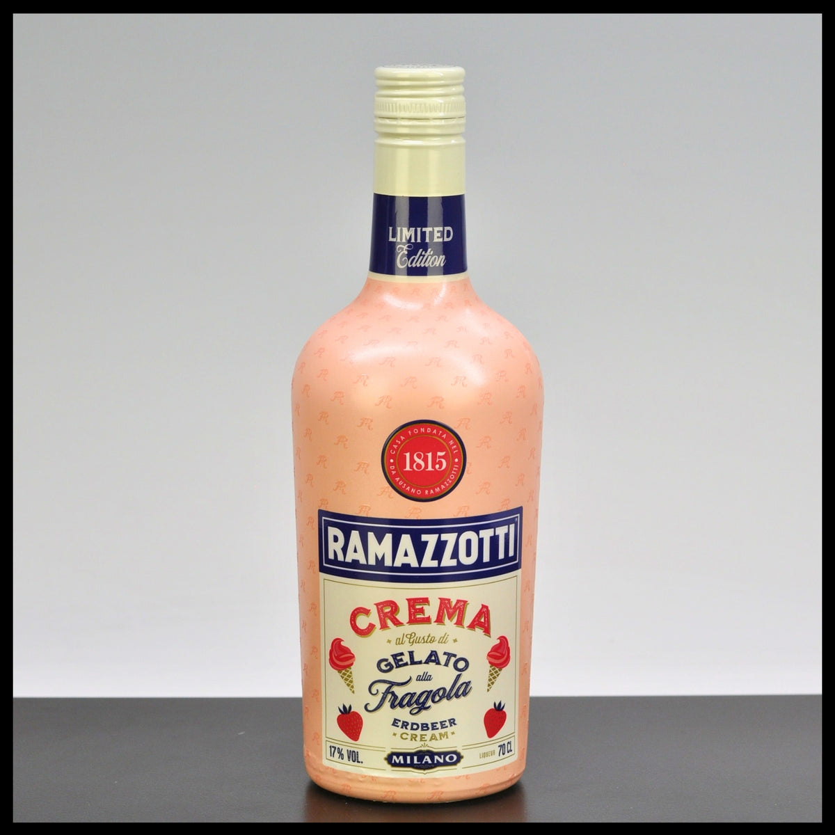 Ramazzotti Crema Gelato Fragola 0,7L - 17% Vol.