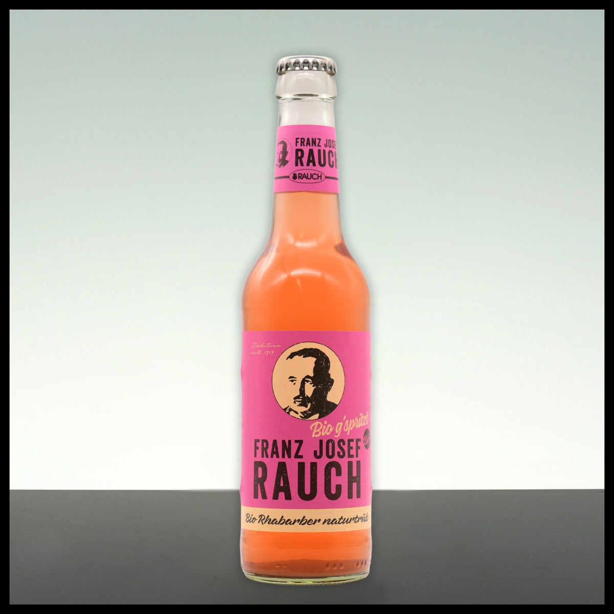 Rauch Bio Rhabarber naturtrüb G'spritzt 0,33L