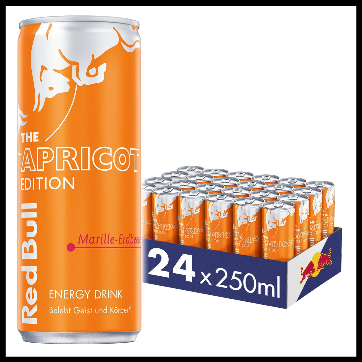 Red Bull Apricot Edition Marille-Erdbeere 0,25L - Trinklusiv