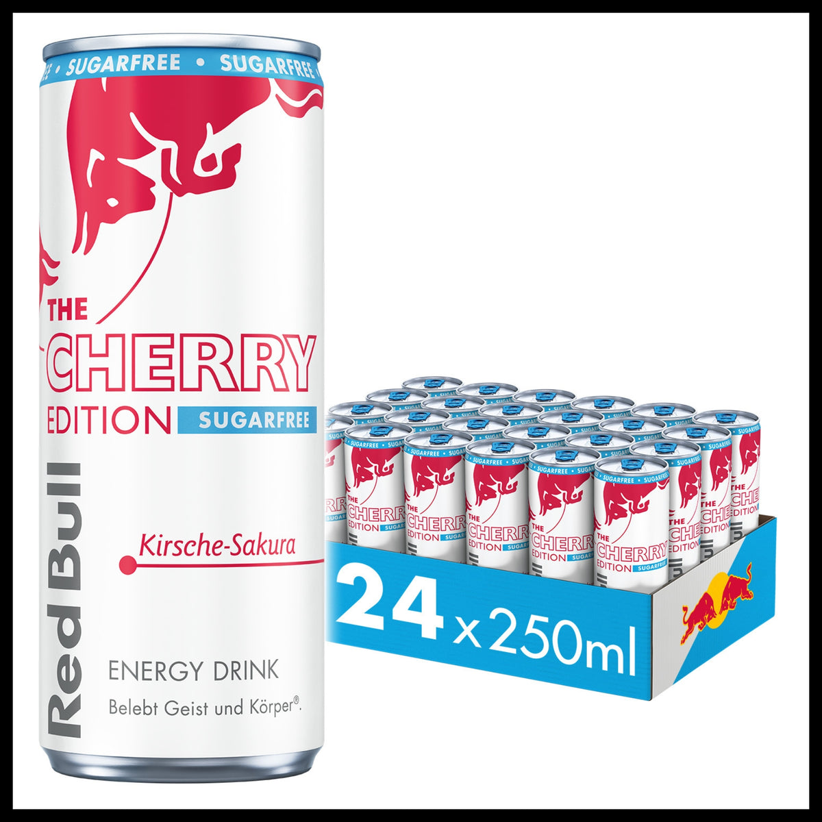 Red Bull Cherry Edition SUGARFREE Kirsche-Sakura 0,25L