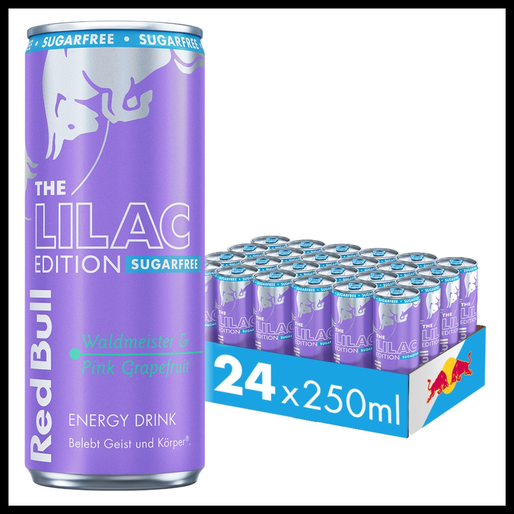 Red Bull Lilac Edition Waldmeister & Pink Grapefruit Sugarfree 0,25L