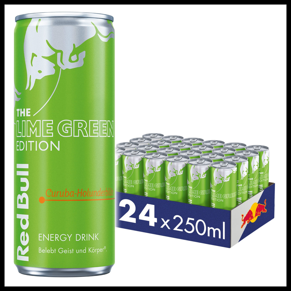 Red Bull Lime Green Edition Curuba-Holunderblüte 0,25L - Trinklusiv
