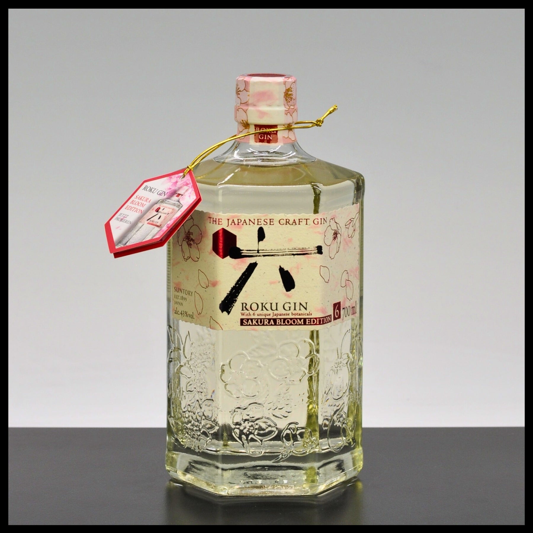 Roku Gin Sakura Bloom Edition 0,7L - 43% Vol. - Trinklusiv