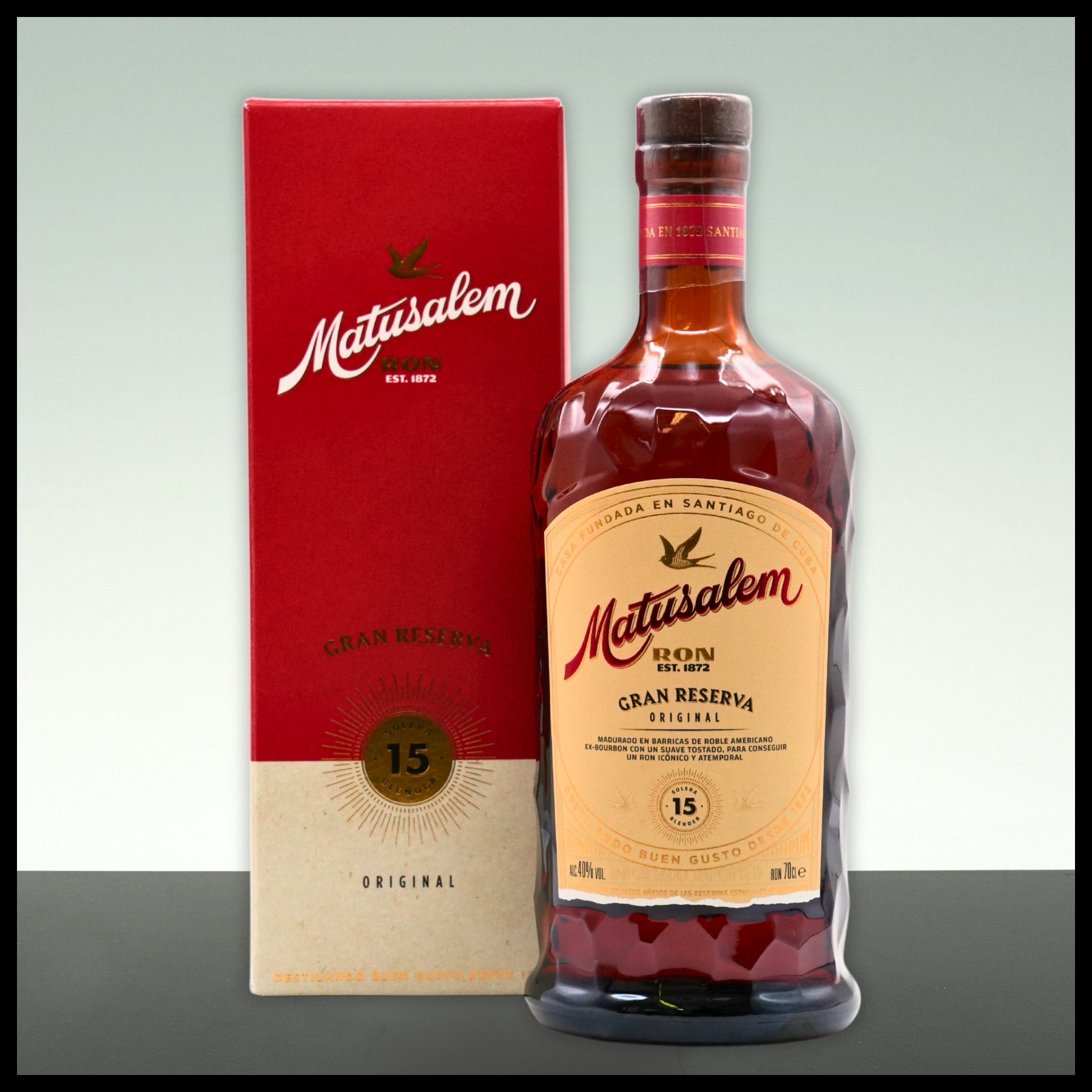 Ron Matusalem 15 YO Rum Solera Gran Reserva 0,7L - 40% Vol. - Trinklusiv
