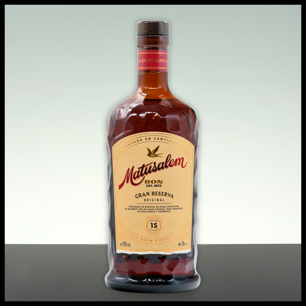 Ron Matusalem 15 YO Rum Solera Gran Reserva 0,7L - 40% Vol. - Trinklusiv