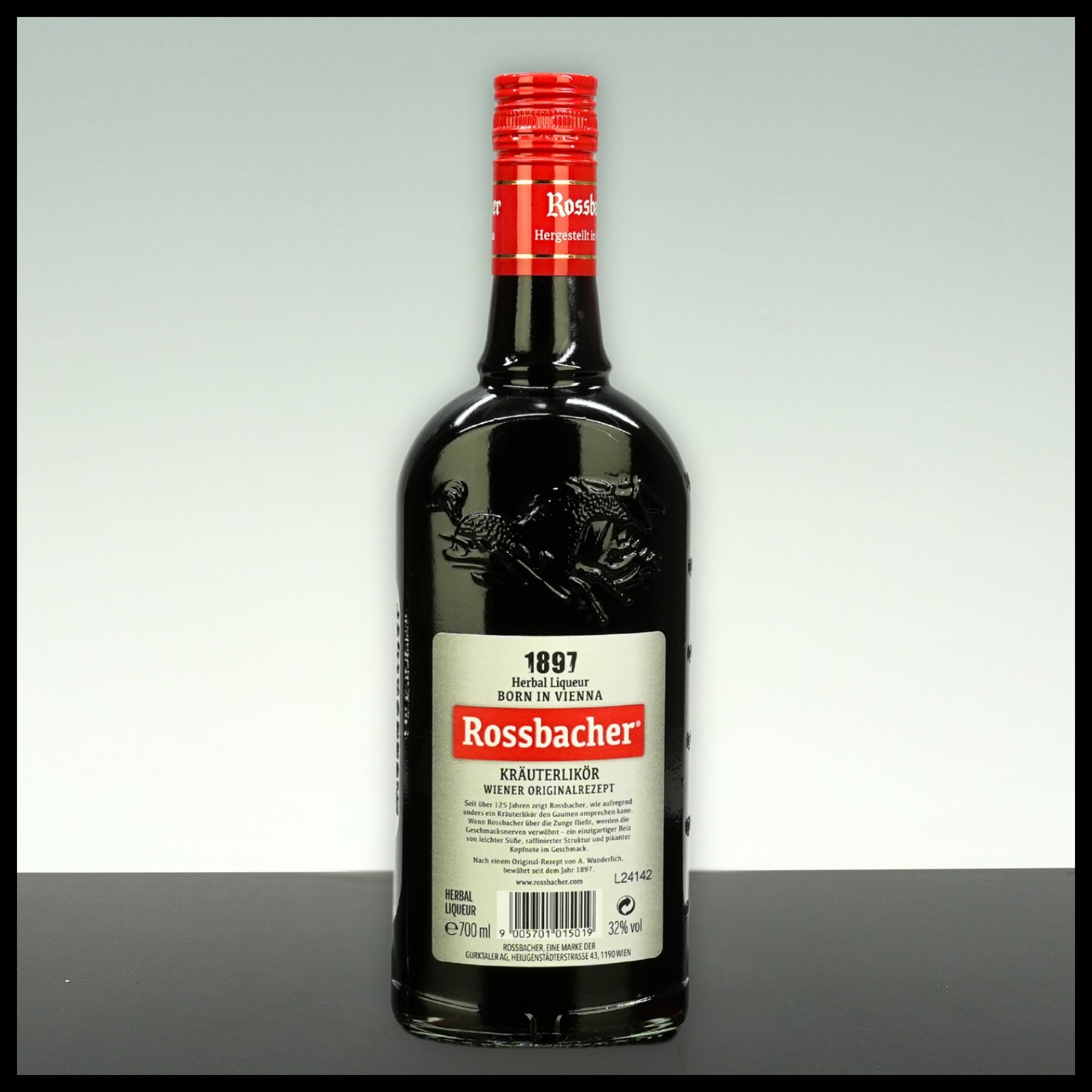 Rossbacher Kräuterlikör 0,7L - 32% Vol. - Trinklusiv