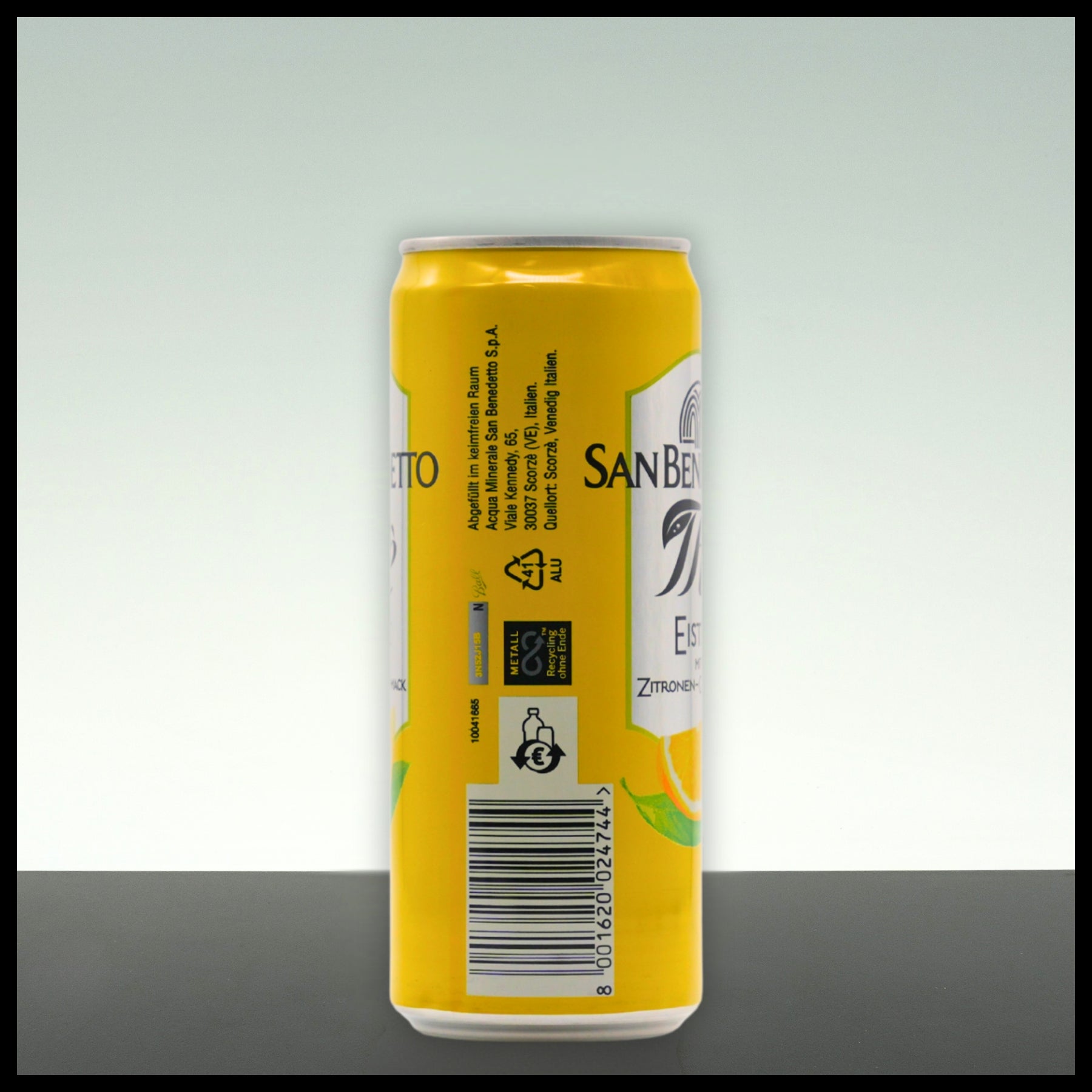 San Benedetto Eistee Zitrone Dose 0,33L