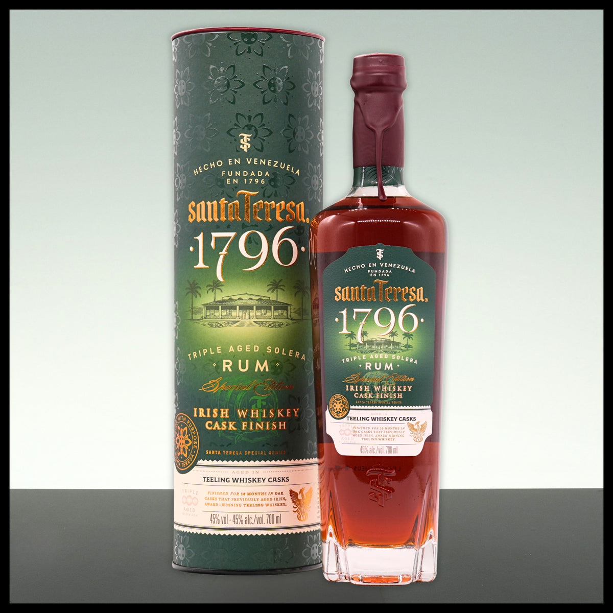 Santa Teresa 1796 "Teeling Irish Whiskey Cask" Solera Rum 0,7L - 45% Vol.
