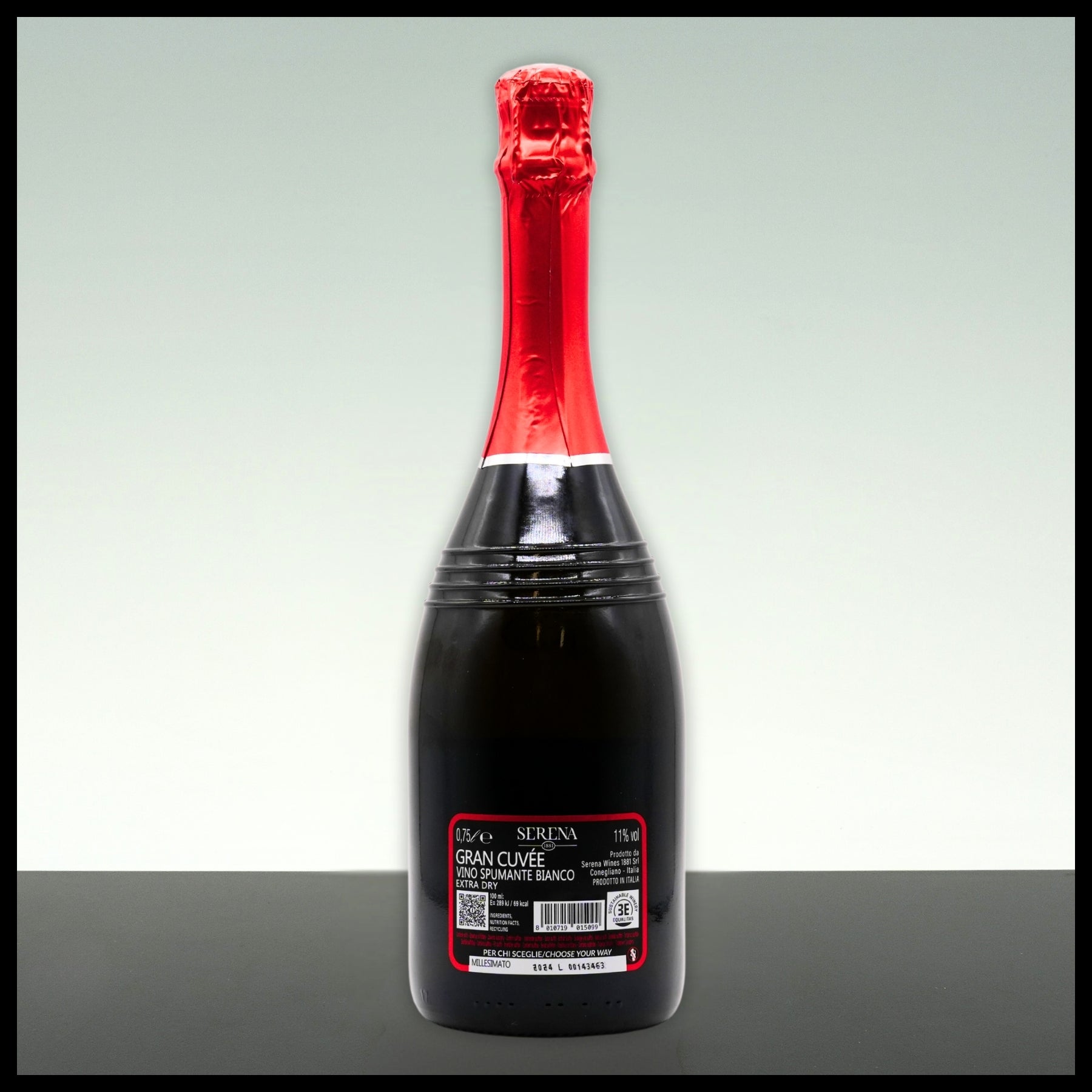 Serena 1881 Gran Cuvee Extra Dry Spumante Millesimato 0,75L - 11% Vol. - Trinklusiv
