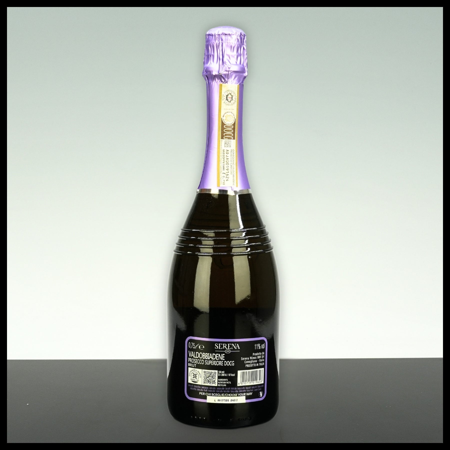 Serena 1881 Prosecco Superiore DOCG Brut 0,75L - 11% Vol. - Trinklusiv