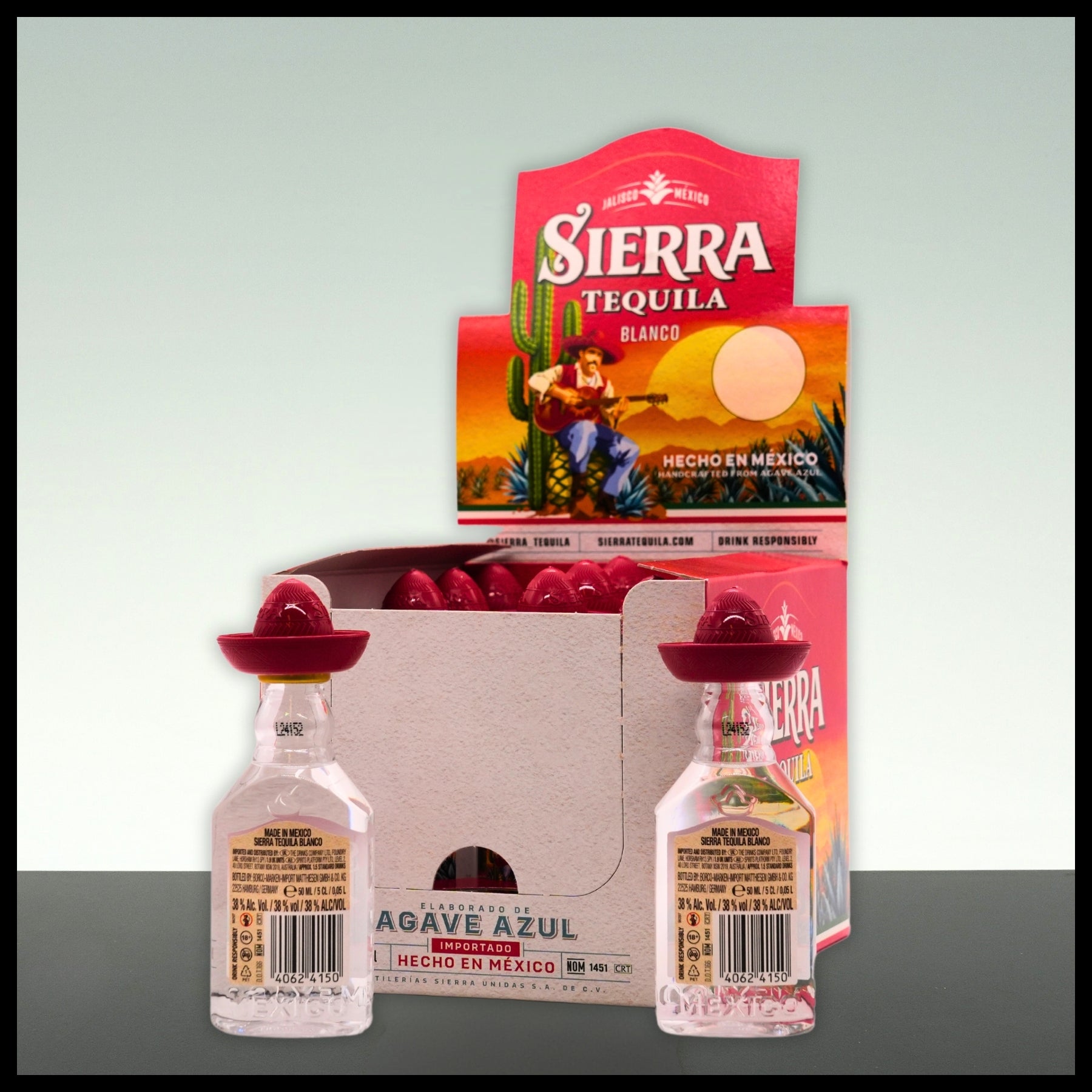 Sierra Tequila Silver 12x 0,05L - 38% Vol. - Trinklusiv