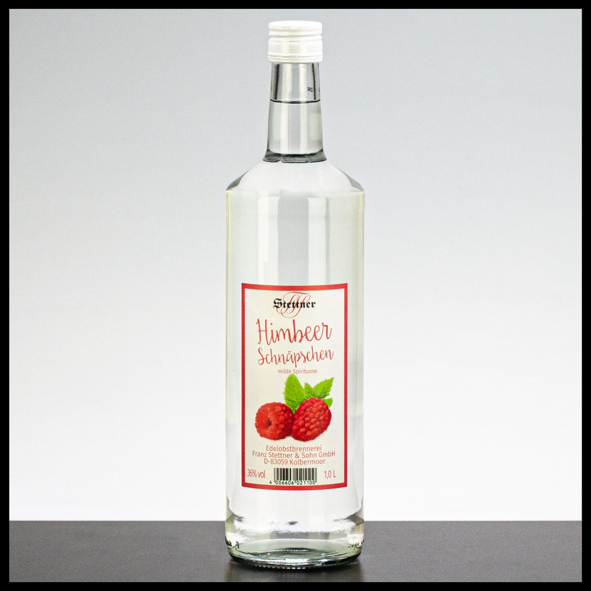Stettner Himbeer Schnäpschen 1L - 36% Vol. - Trinklusiv