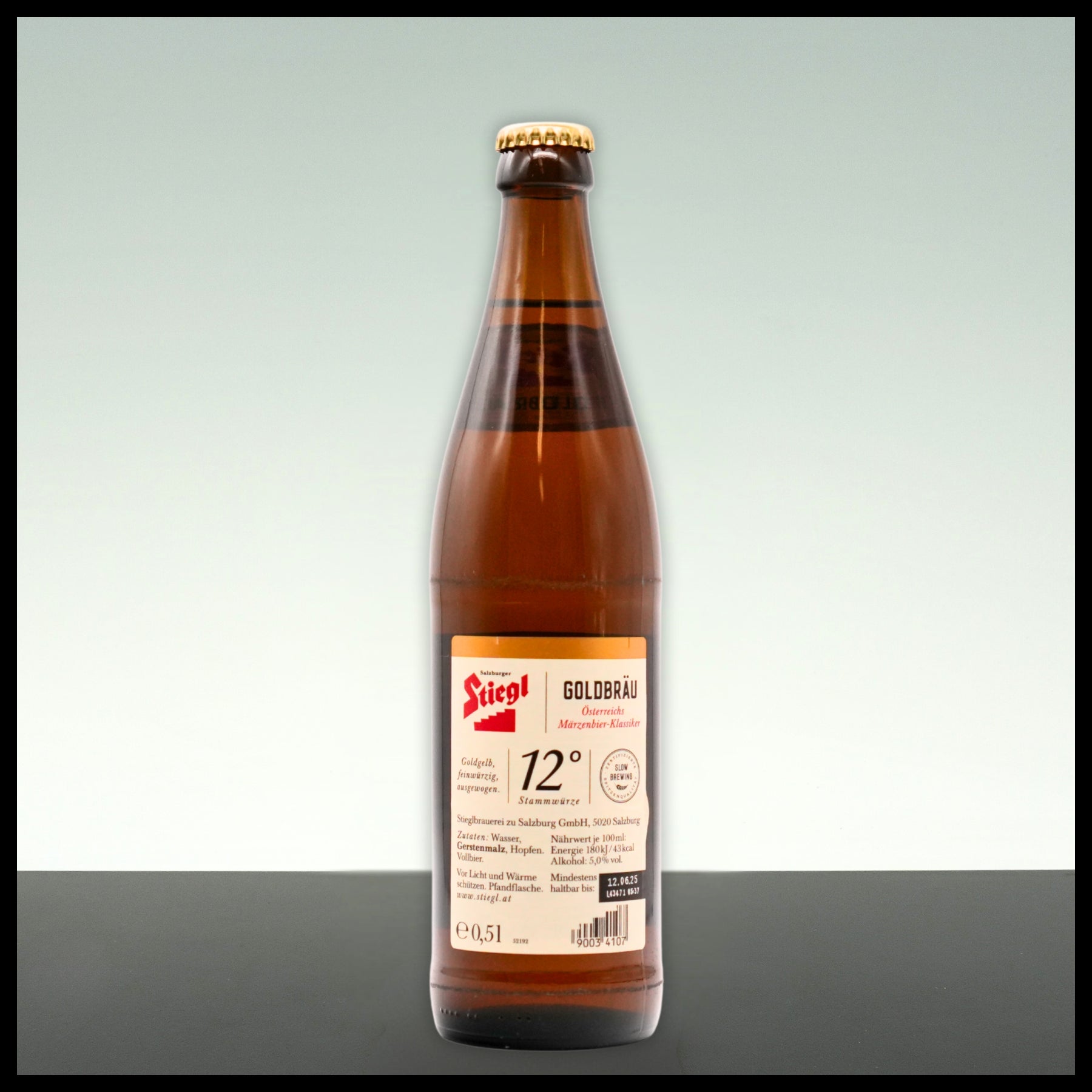 Stiegl Goldbräu 0,5L - 5% Vol. - Trinklusiv