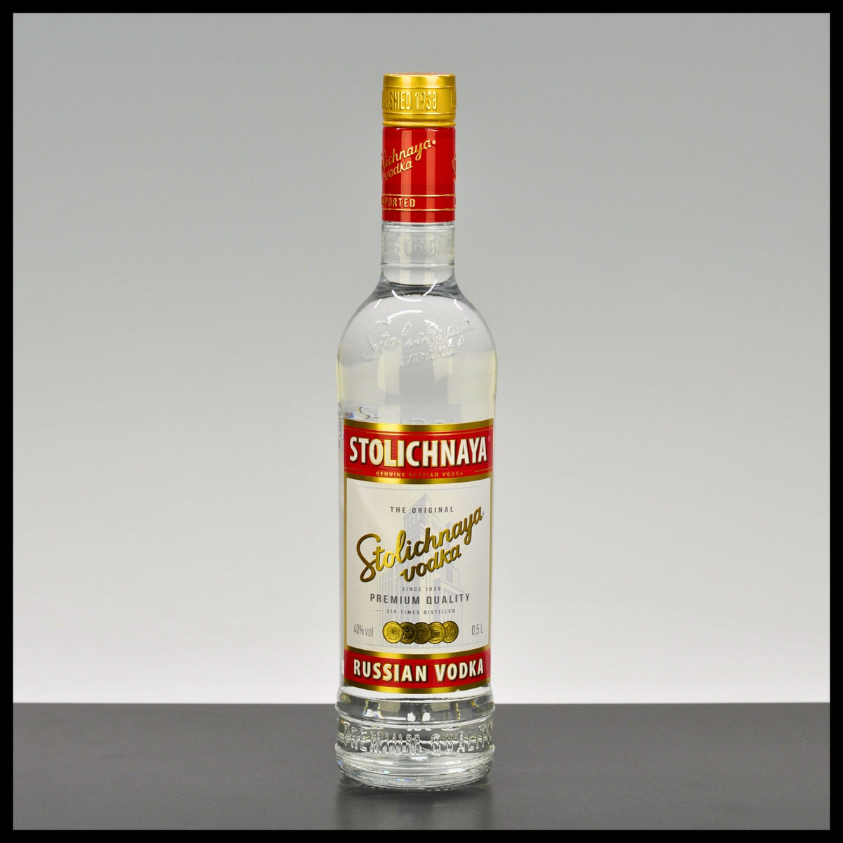 Stolichnaya Premium Vodka 0,5L - 40% Vol. - Trinklusiv