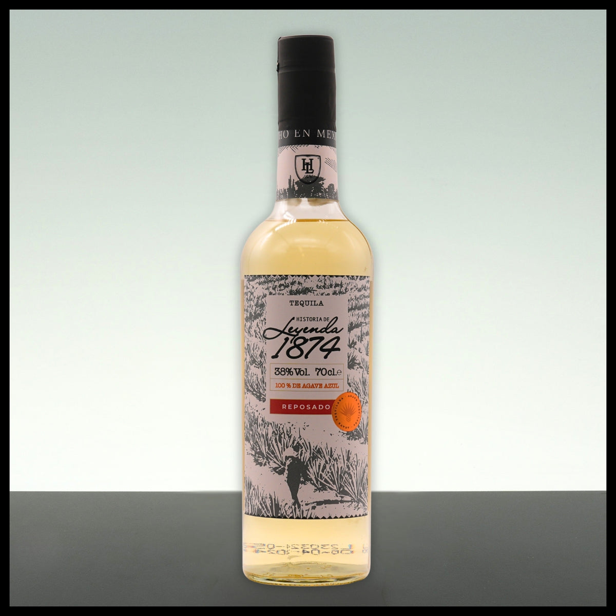 Tequila Historia de Leyenda 1874 REPOSADO 0,7L - 38% Vol. - Trinklusiv