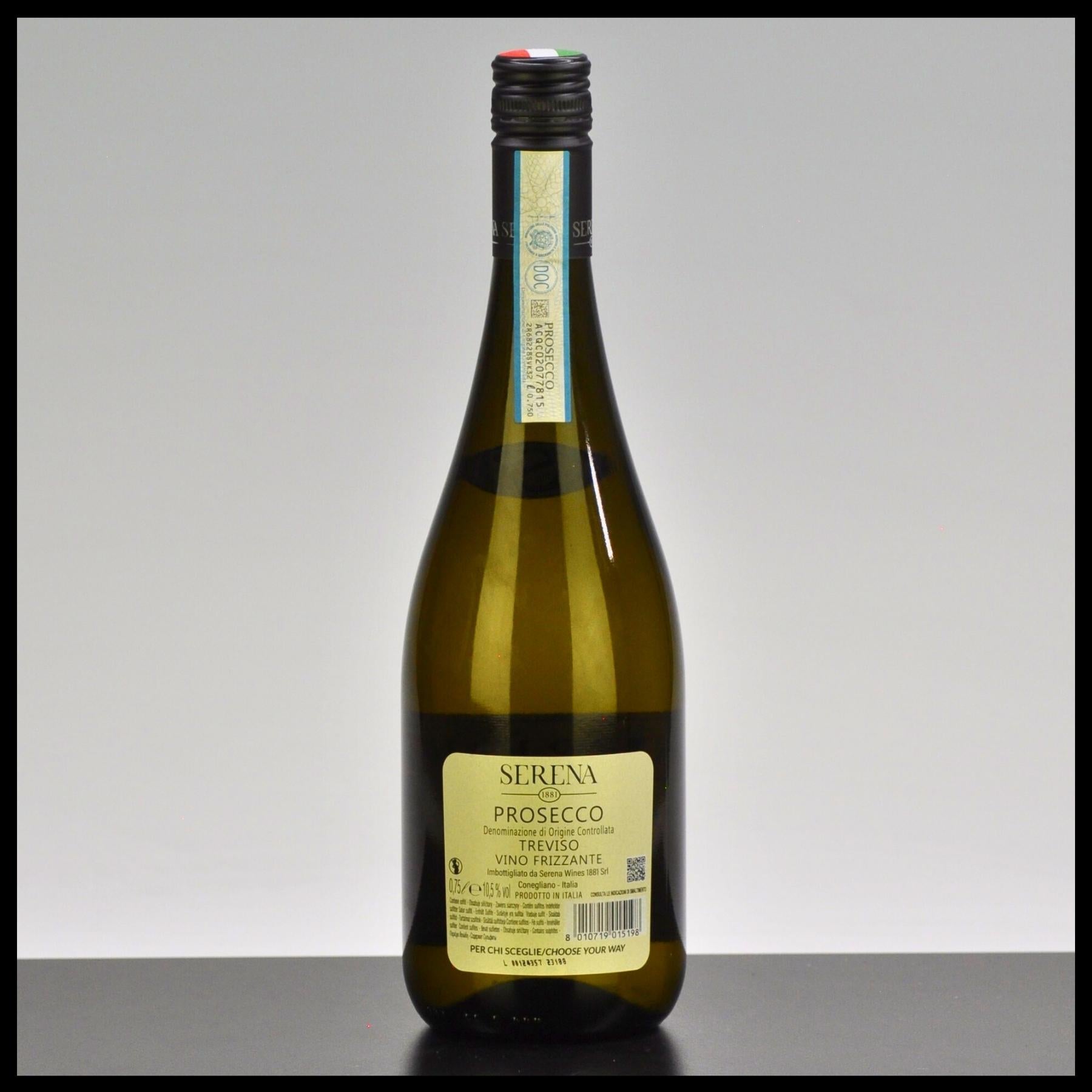 Serena 1881 Prosecco DOC Treviso Vino Frizzante 0,75L - 10,5% Vol. - Trinklusiv