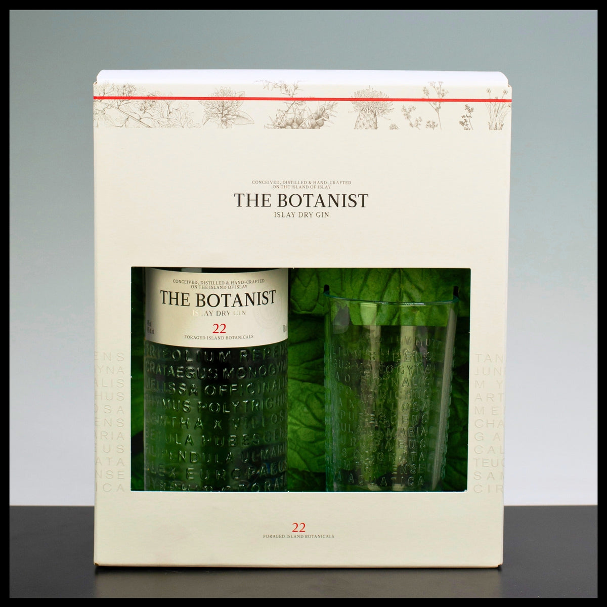 The Botanist Islay Dry Gin Geschenkbox mit Glas 0,7L - 46% Vol. - Trinklusiv