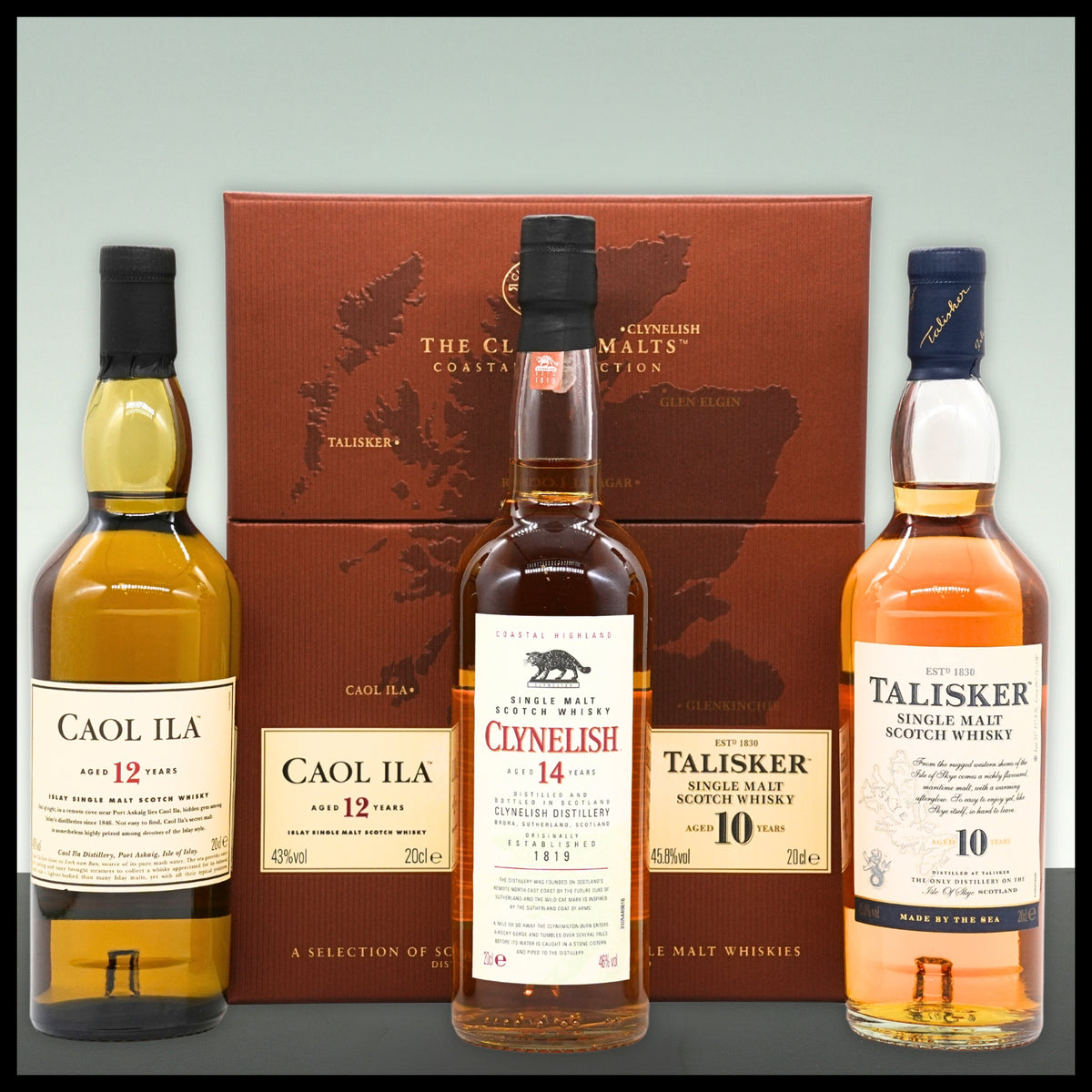 The Classic Malts Selection Coastal Collection 3x 0,2L - 44,9% Vol. - Trinklusiv