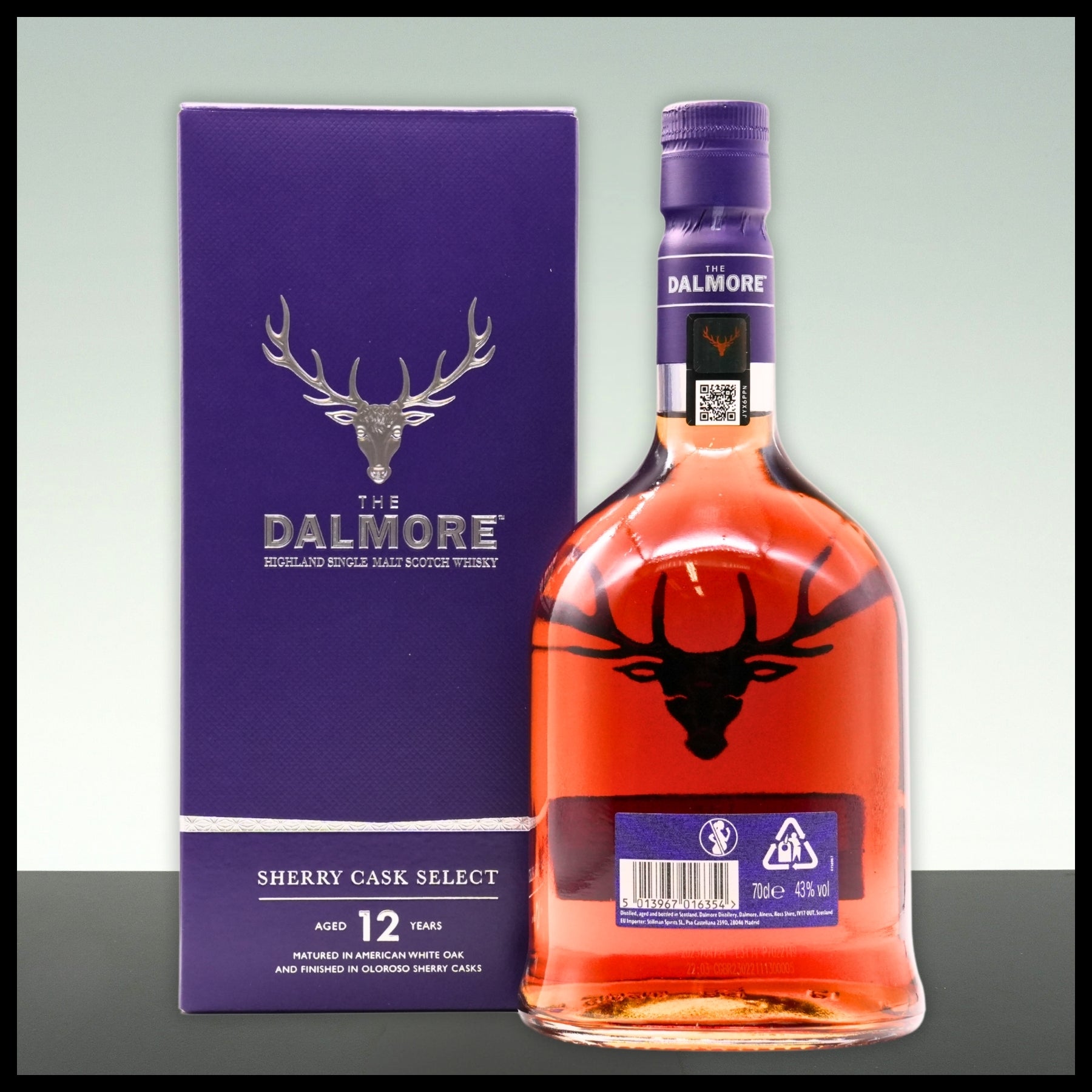 The Dalmore 12 YO Sherry Cask Select Whisky 0,7L - 43% Vol. - Trinklusiv