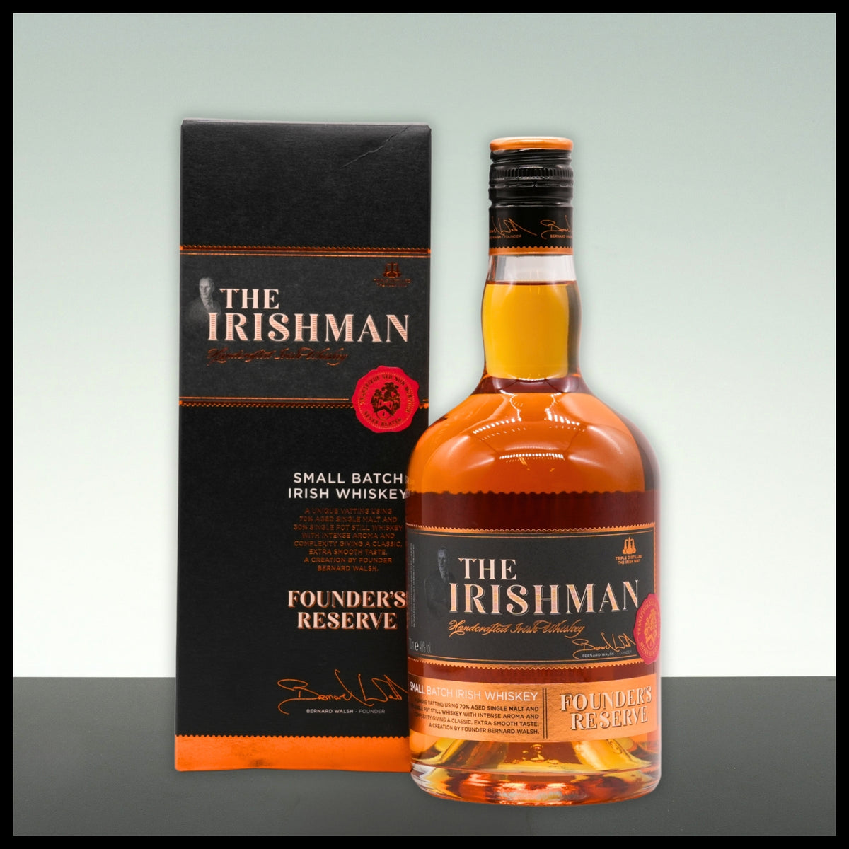 The Irishman Founder's Reserve Small Batch Irish Whiskey 0,7L - 40% Vol. - Trinklusiv