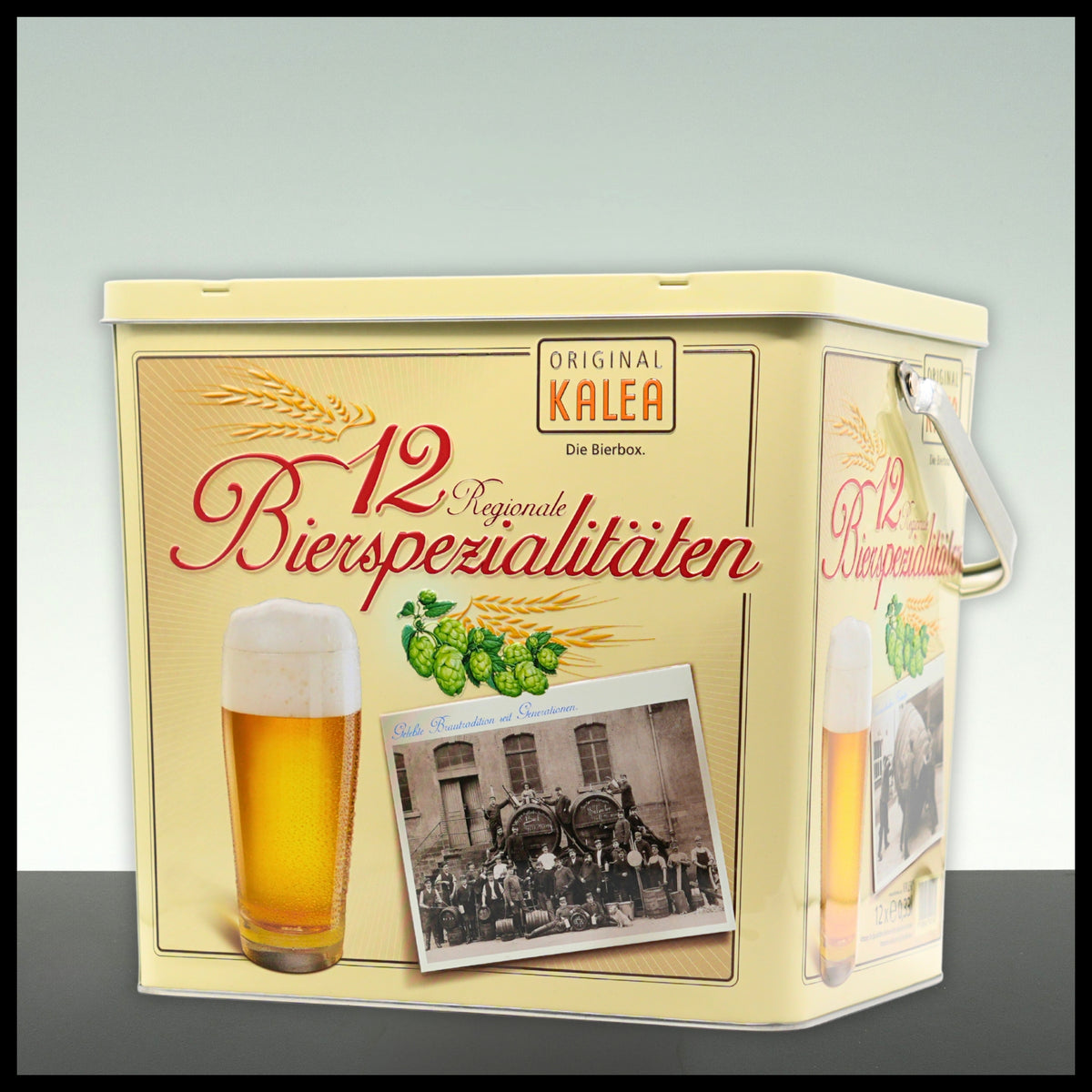 Vintage Bierbox mit 12 Bierspezialitäten 12x 0,33L - Trinklusiv