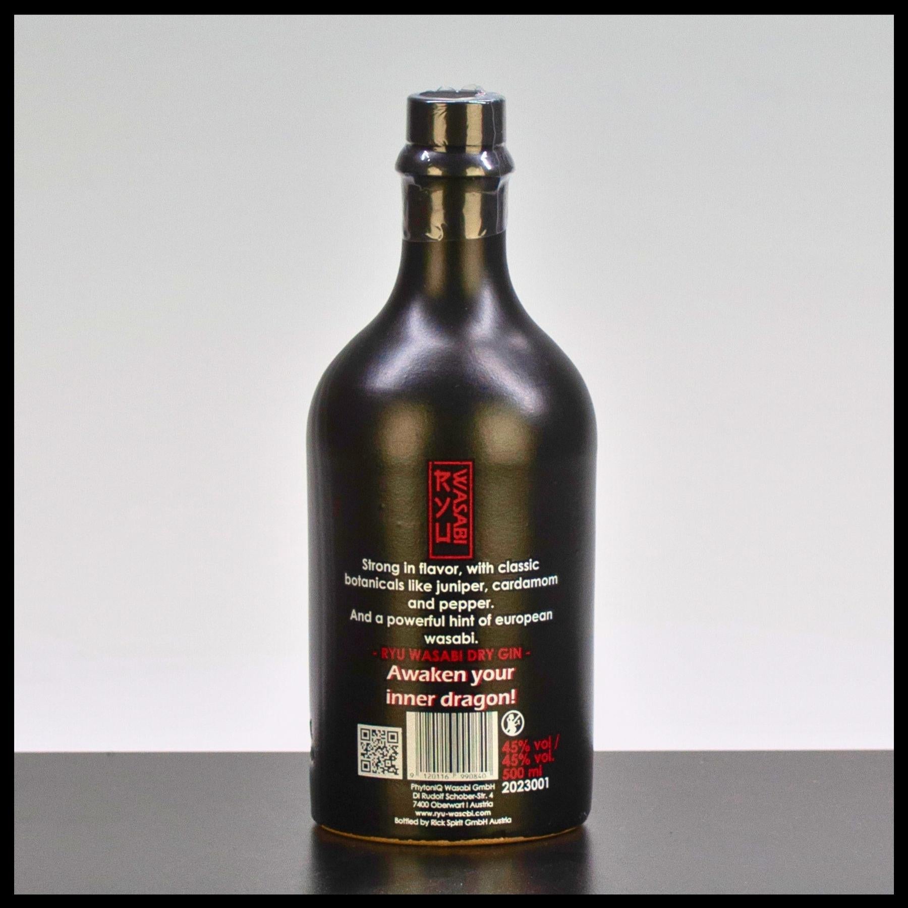 Wasabi RYU Dry Gin 0,5L - 45% Vol. - Trinklusiv