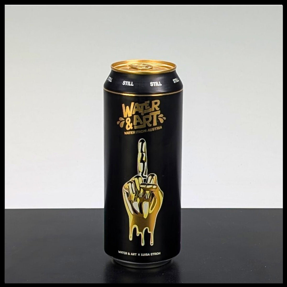 Water & Art Stilles Wasser "Mittelfinger" 0,5L - Trinklusiv