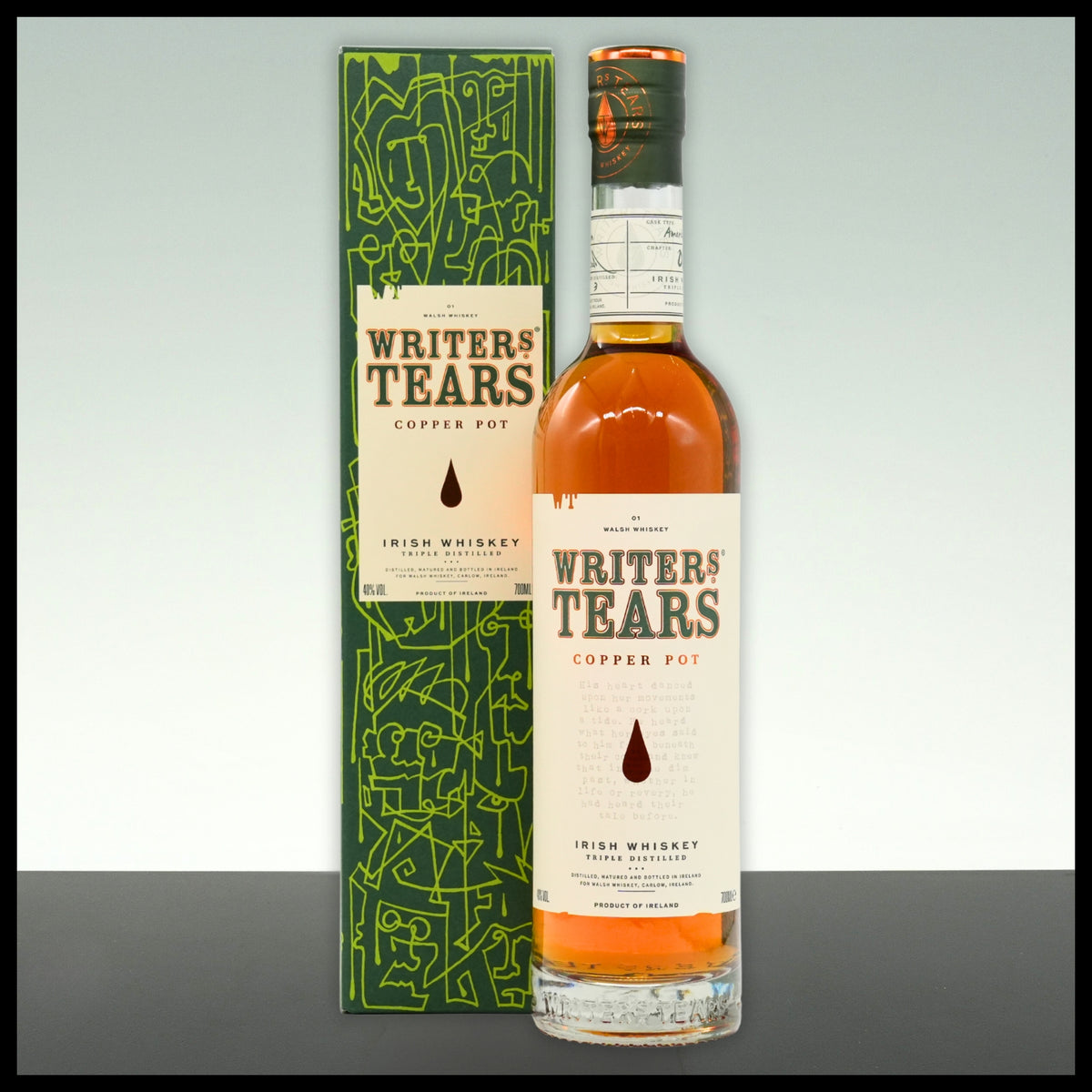 Writer's Tears Copper Pot Irish Whiskey 0,7L - 40% Vol. - Trinklusiv