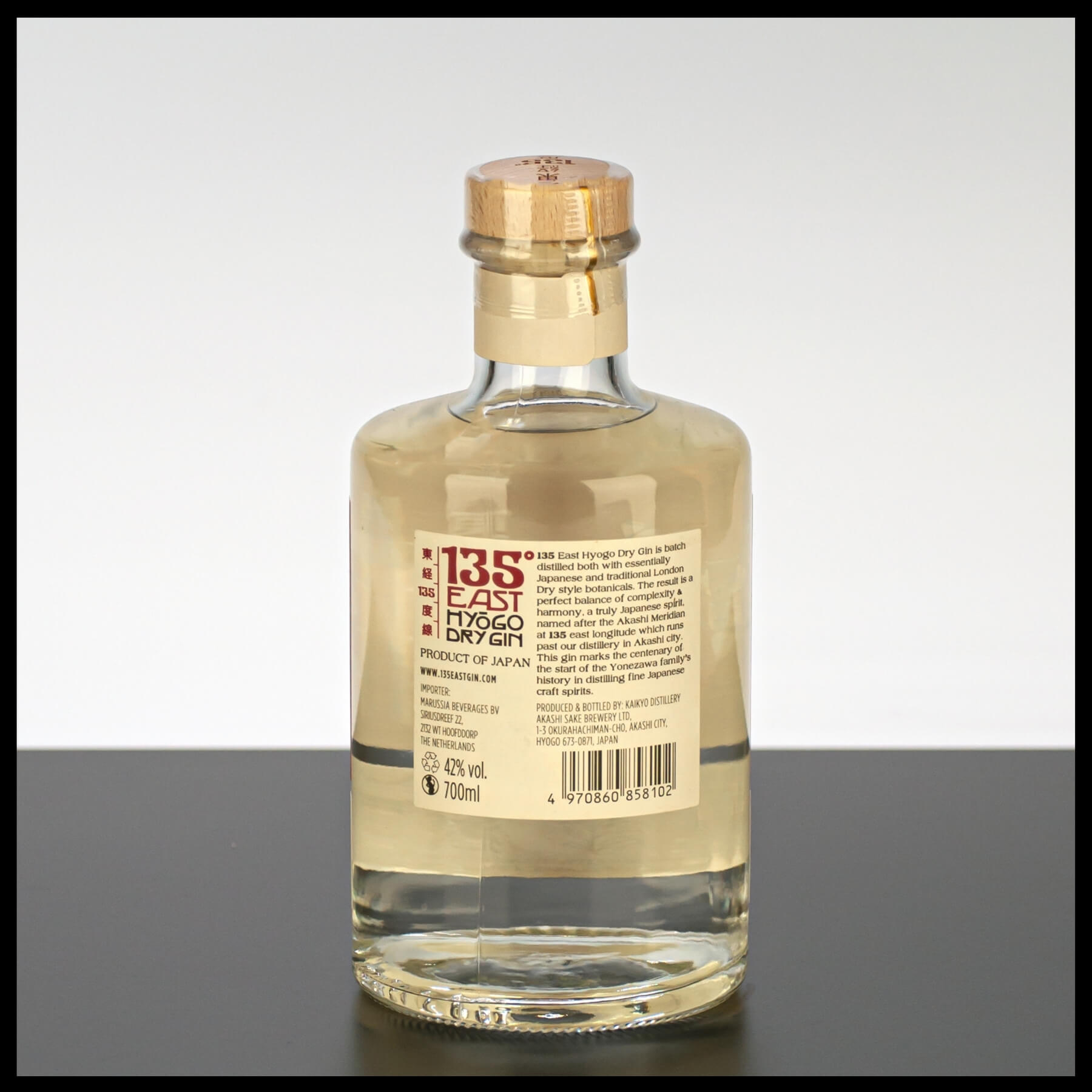 135° EAST Hyogo Dry Gin 0,7L - 42% Vol. - Trinklusiv