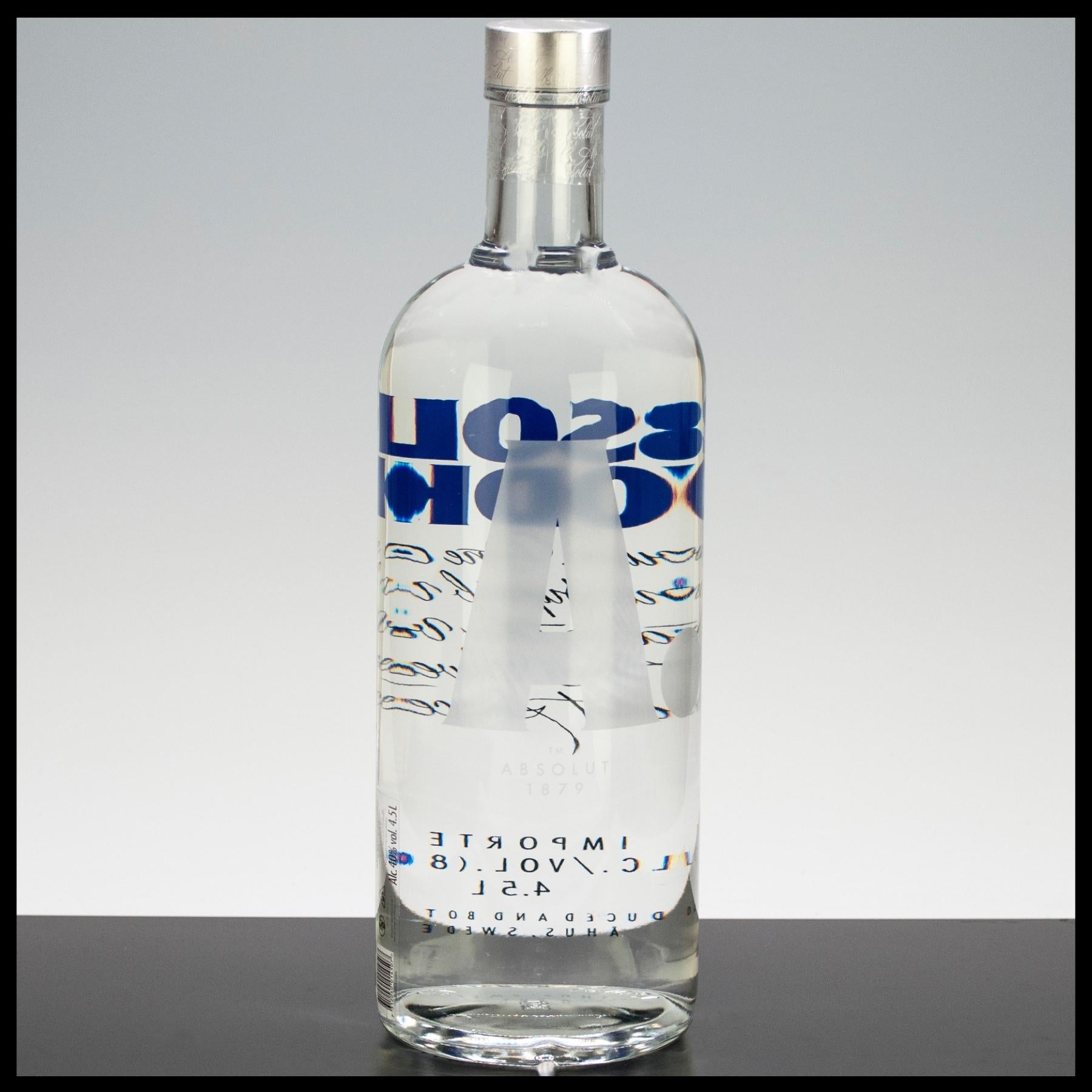 Absolut Vodka 4,5L - 40% Vol. - Trinklusiv