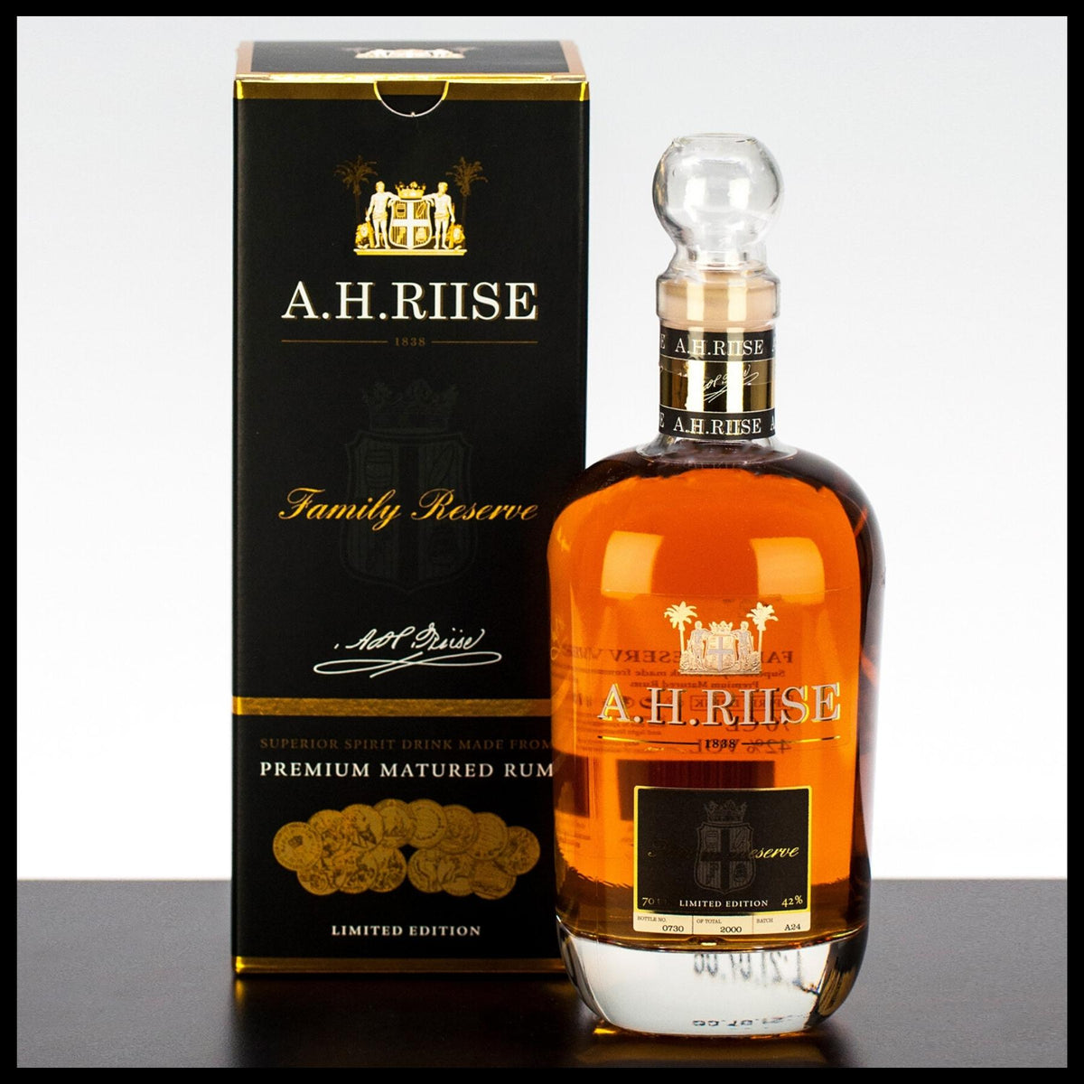 A.H. Riise Family Reserve 0,7L - 42% Vol. - Trinklusiv