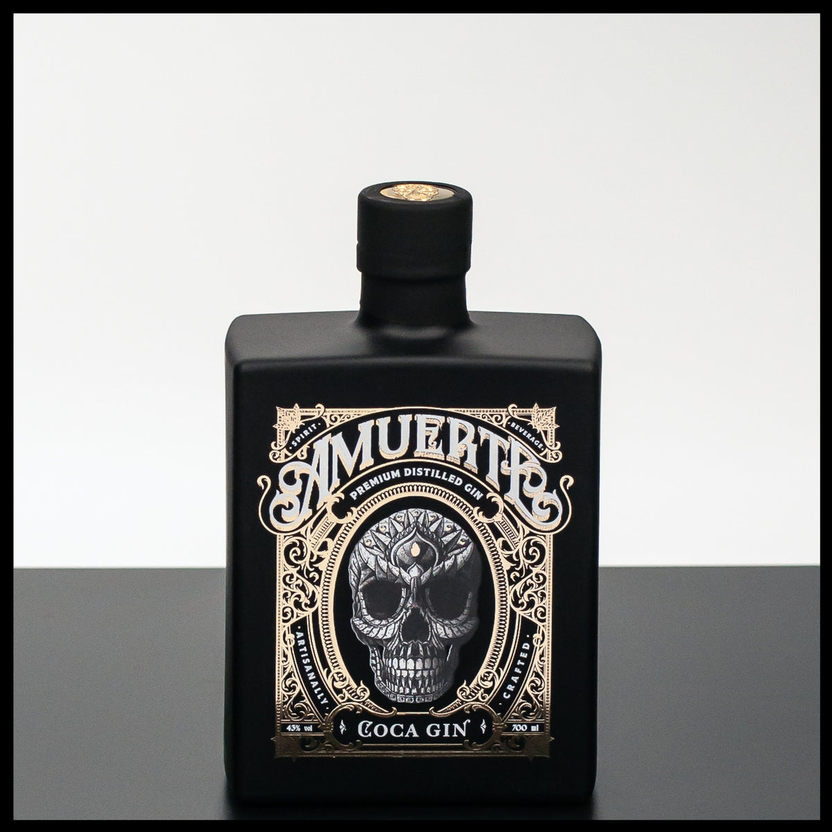 Amuerte Coca Leaf Gin Black Edition 0,7L - 43% Vol. - Trinklusiv