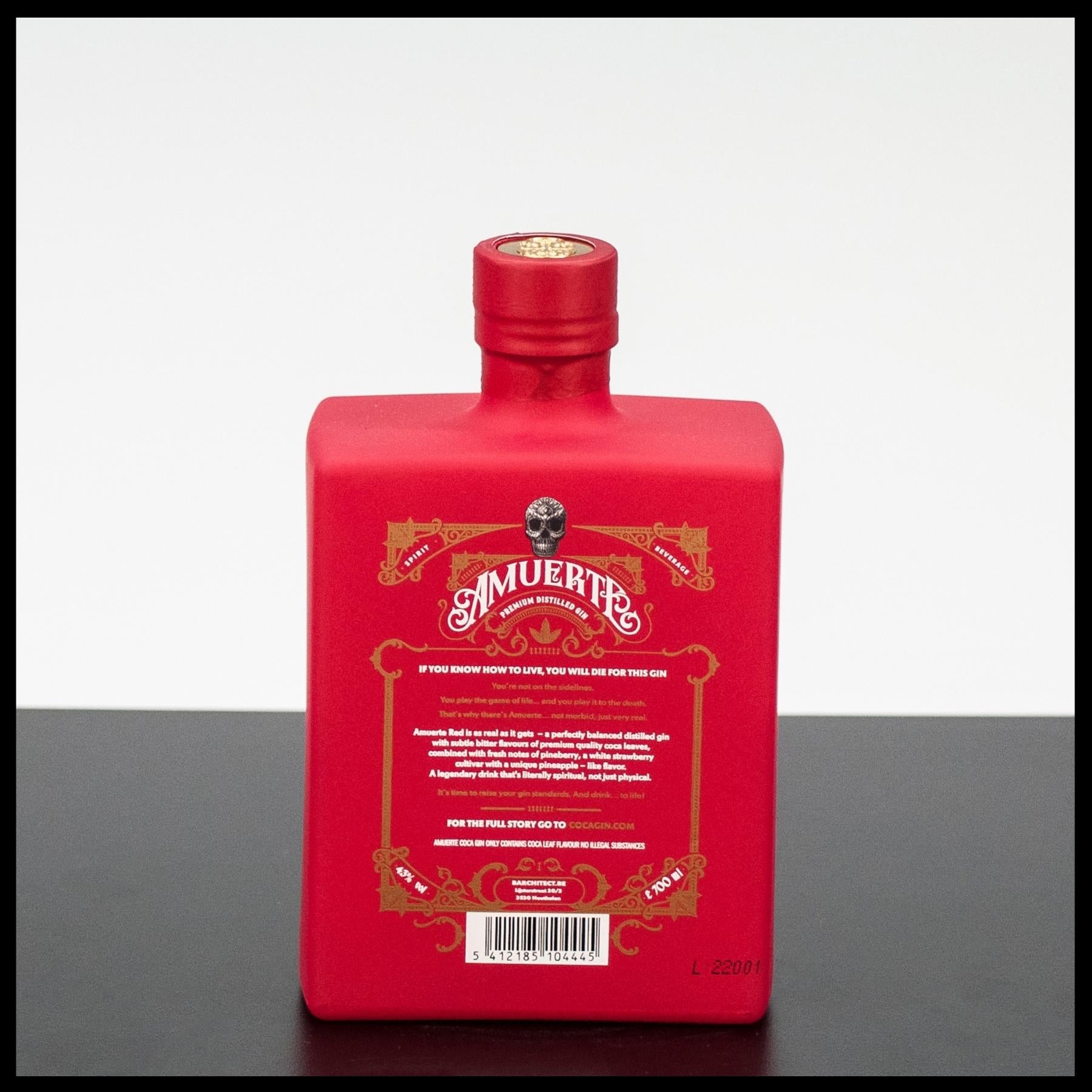 Amuerte Coca Leaf Gin Red Edition 0,7L - 43% Vol. - Trinklusiv