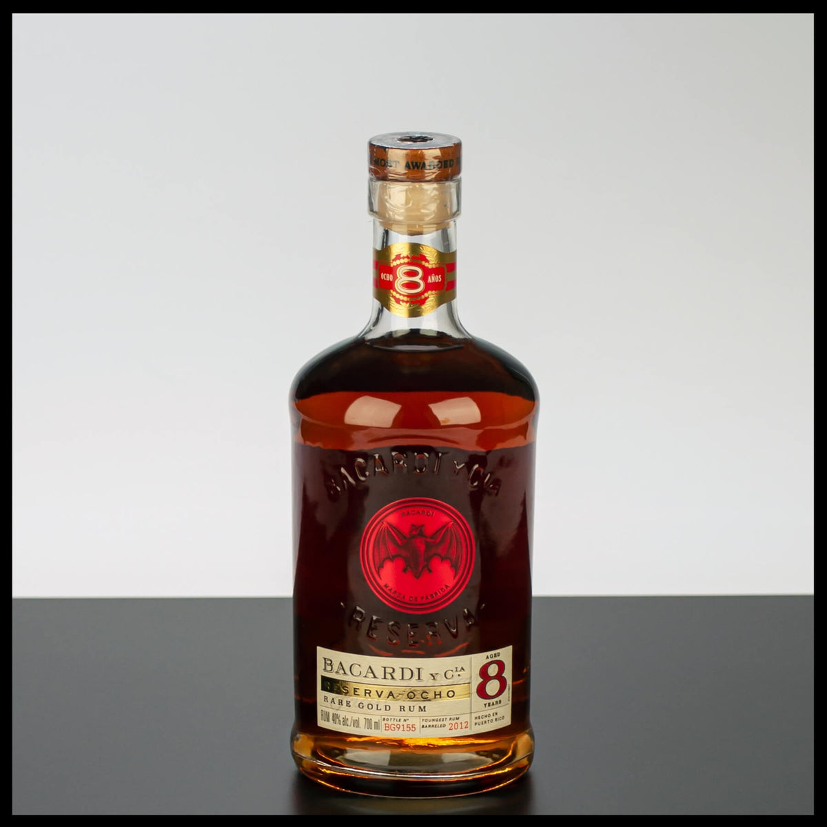 Bacardi 8 YO Reserva Ocho Rare Gold Rum 0,7L - 40% Vol. - Trinklusiv