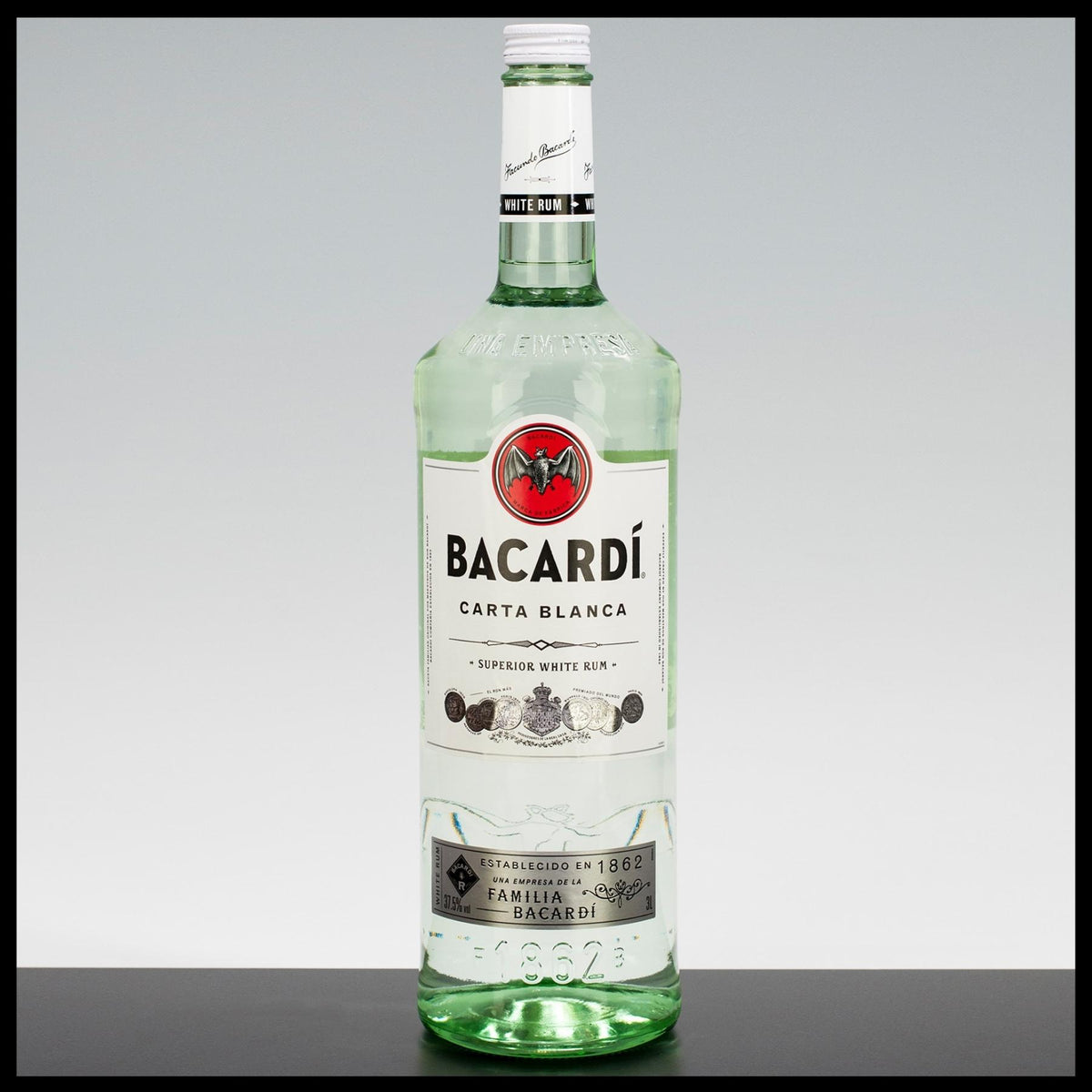 Bacardi Carta Blanca Superior White Rum 3L - 37,5% Vol. - Trinklusiv