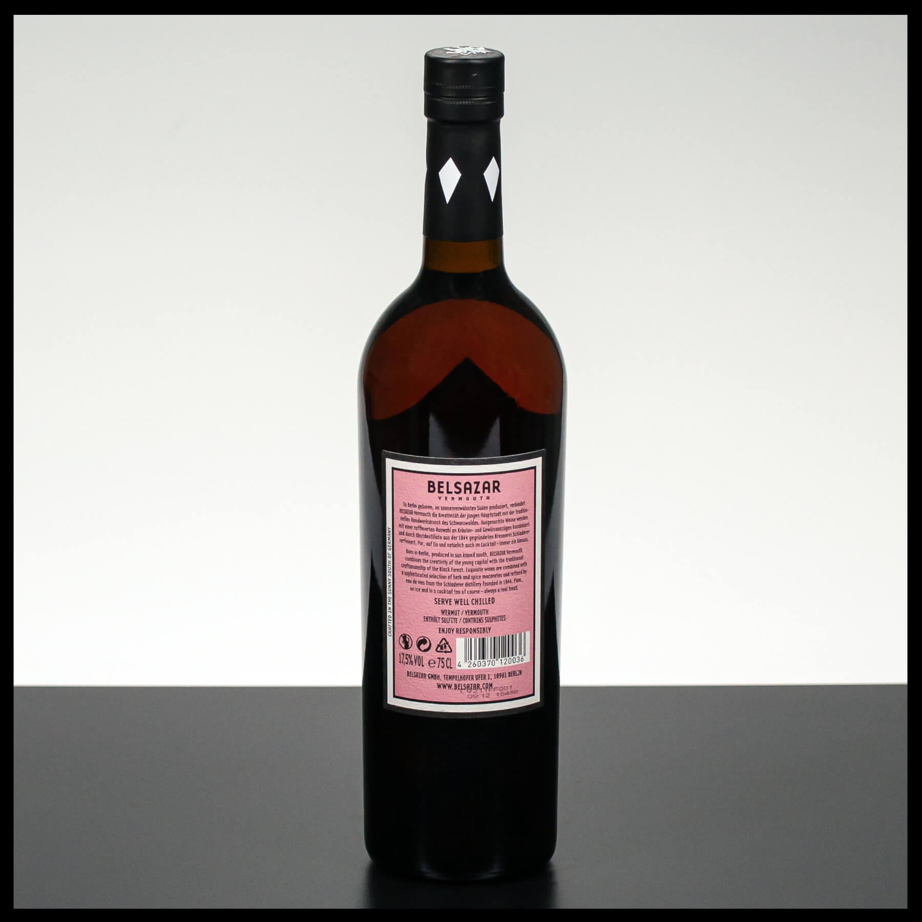 Belsazar Vermouth Rose 0,75L - 17,5% Vol. - Trinklusiv