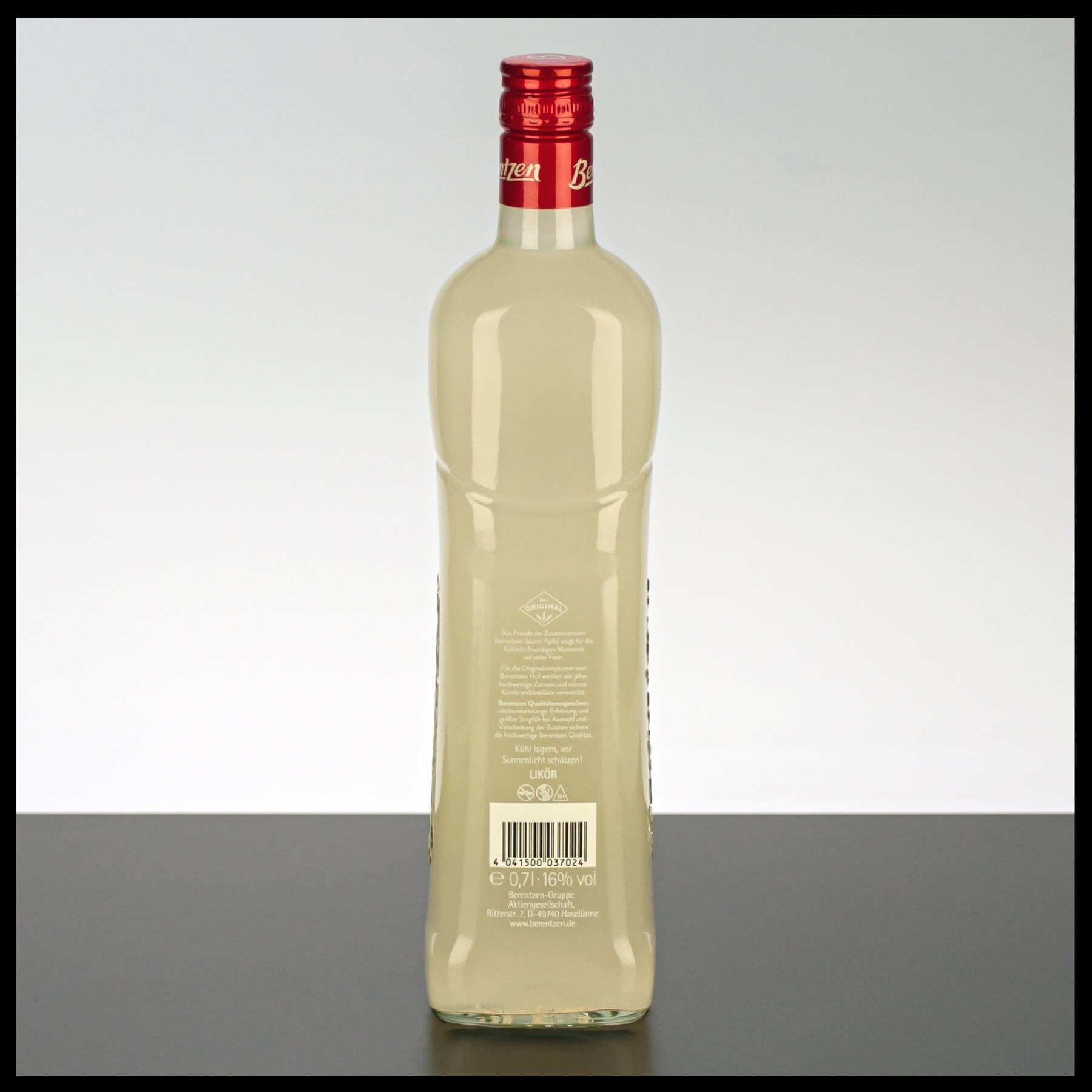 Berentzen Saurer Apfel 0,7L - 16% Vol. - Trinklusiv